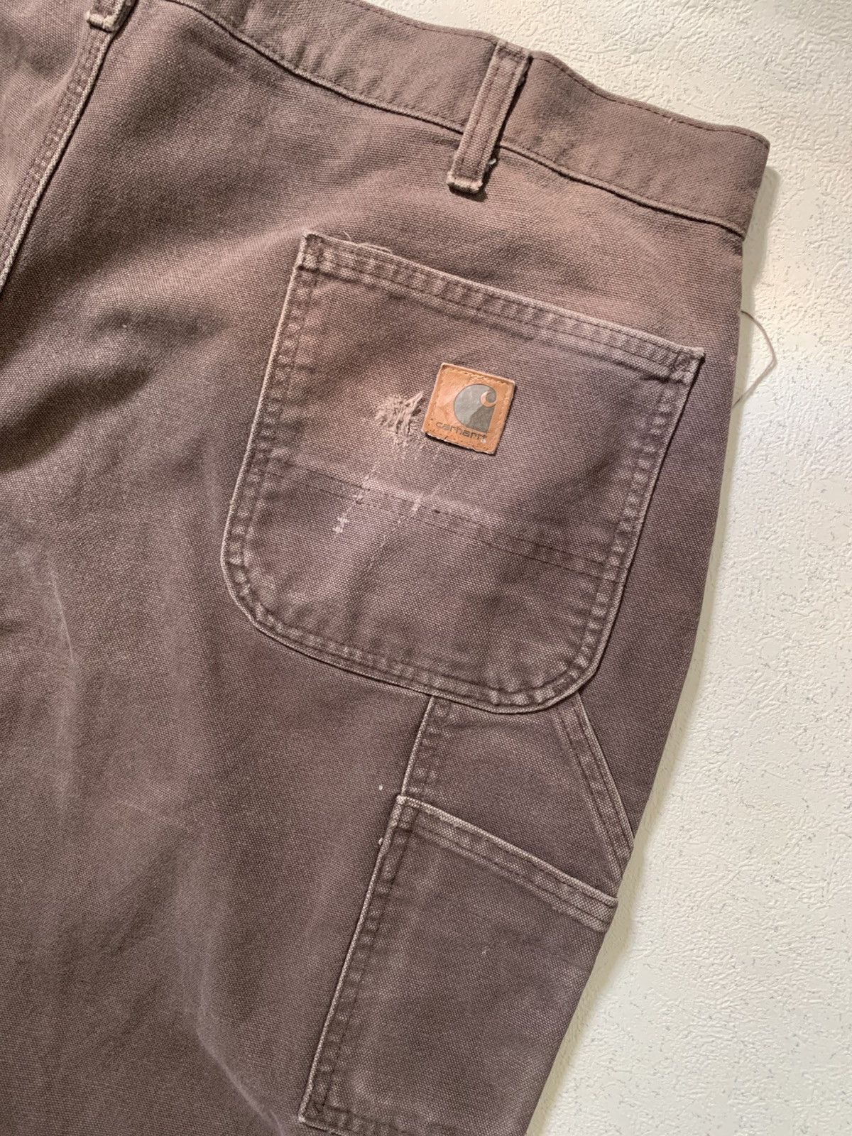 Carhartt Carhartt Duck Canvas Carpenter Dark Brown (B11-DKB) Size US 44 / EU 60 - 2 Thumbnail