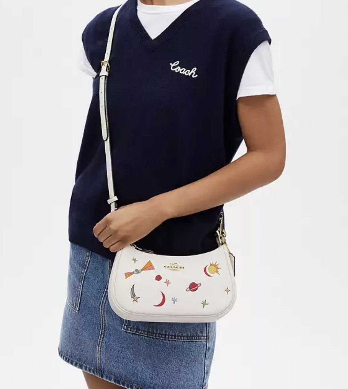 Coach Coach X Observed By Us Teri Shoulder Bag In Leather With Size ONE SIZE - 10 Thumbnail