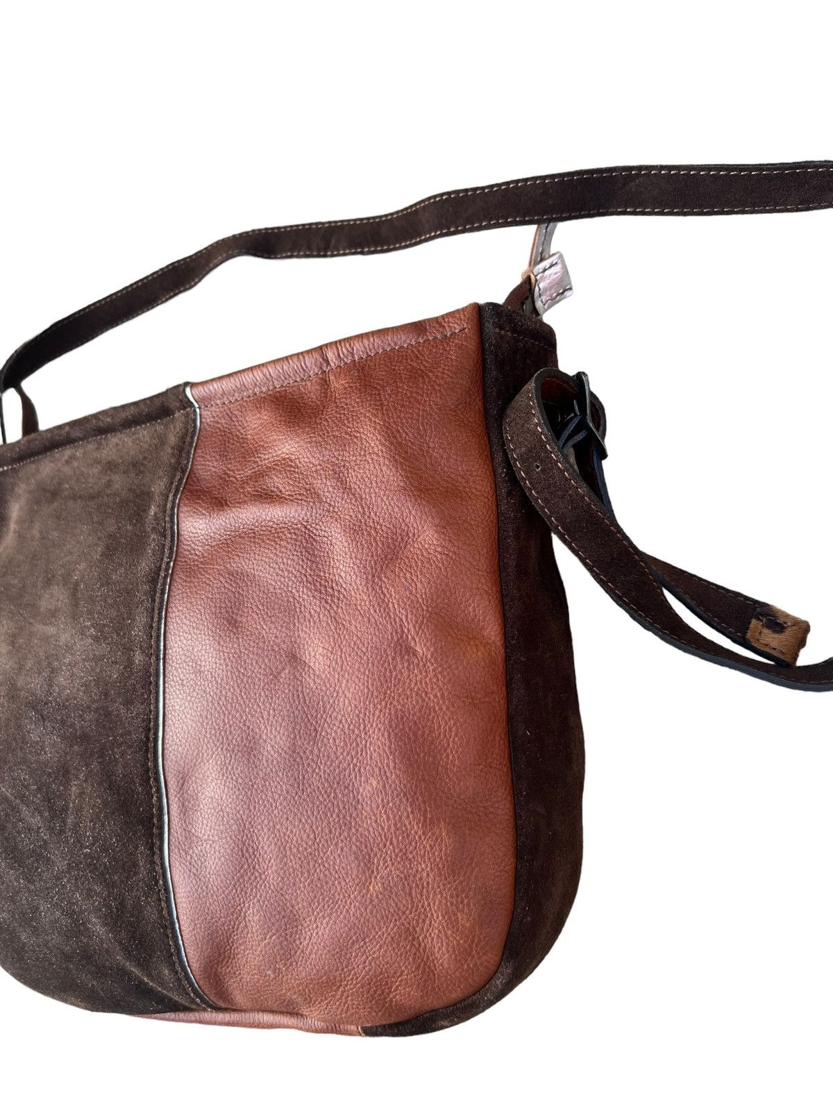 Leather Vintage Turkuabo Japan Patchwork Leather Bag Size ONE SIZE - 19 Thumbnail