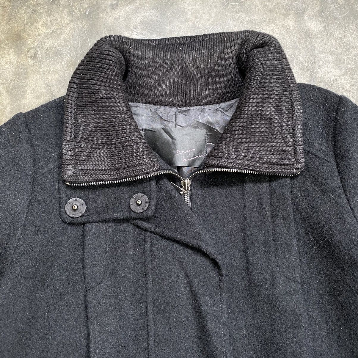 Japanese Brand 2000s Eryn Wool Coat Wide Collar Clean Silhouette Size US M / EU 48-50 / 2 - 4 Thumbnail