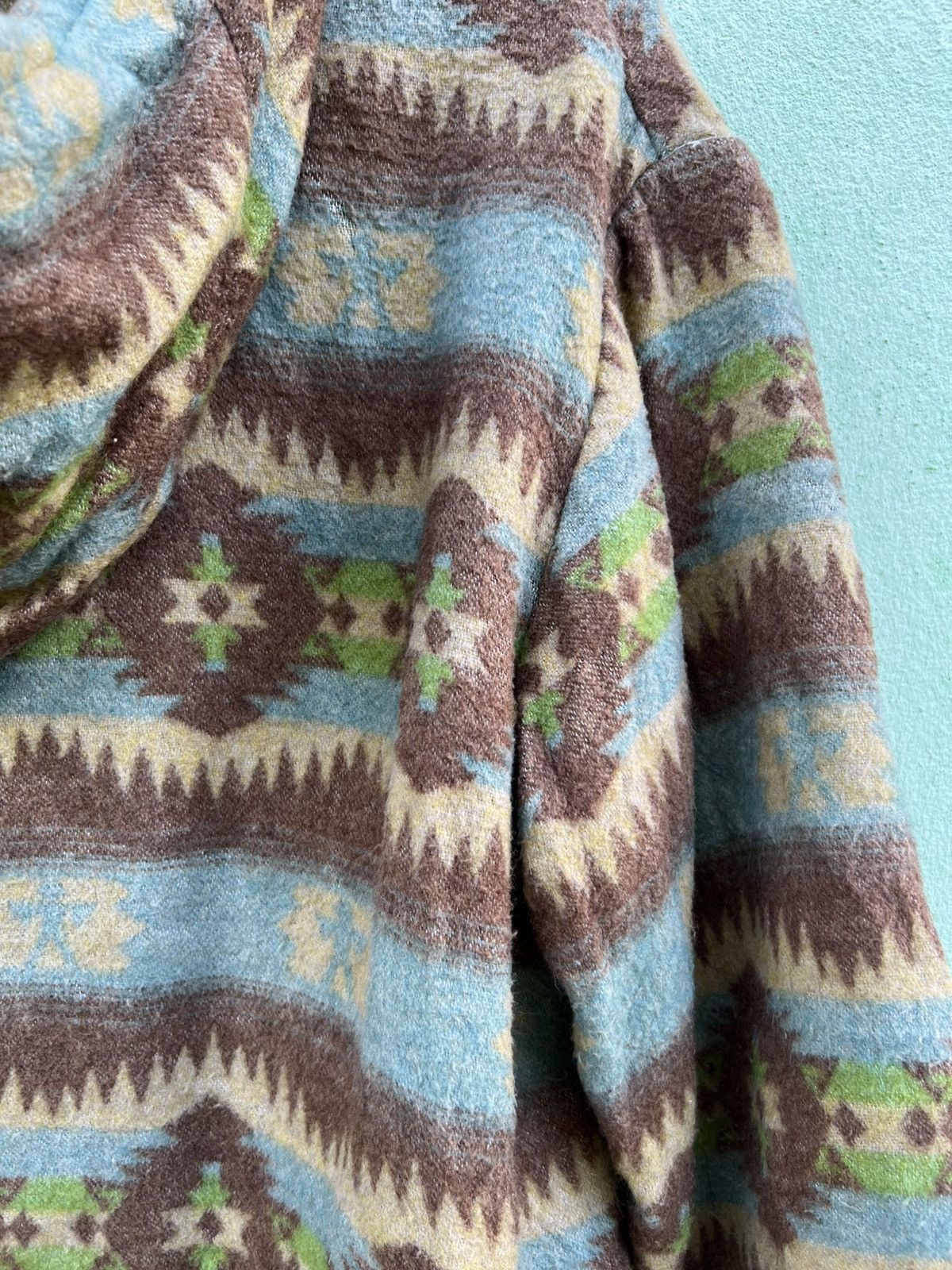Japanese Brand Vintage Margaretline Aztec Wool Duffle Coat Native American Size US XL / EU 56 / 4 - 17 Thumbnail