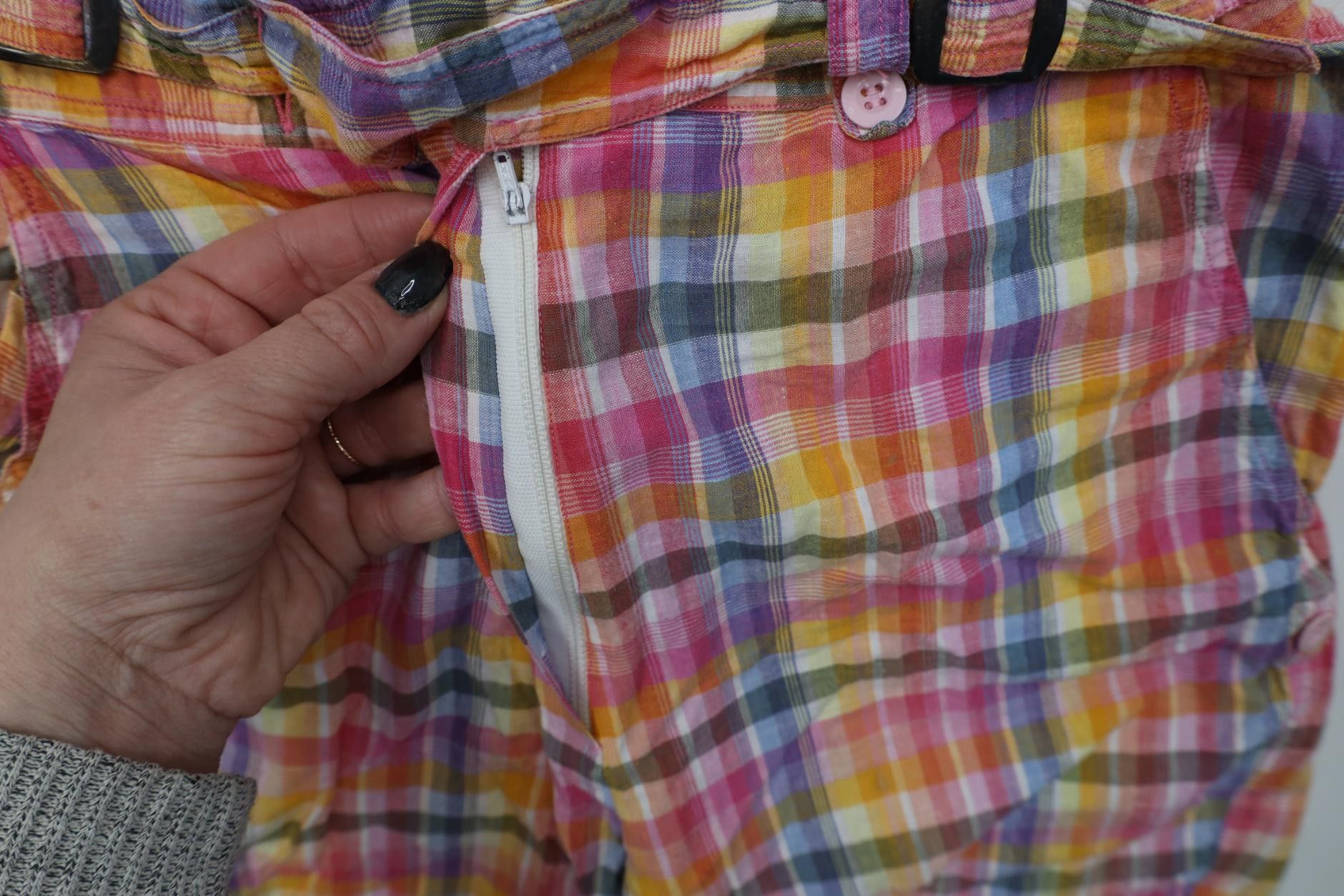 Vintage Vintage 90s Streetwear Madras Gurkha Safari Shorts Cotton Size 26" / US 2 / IT 38 - 10 Thumbnail