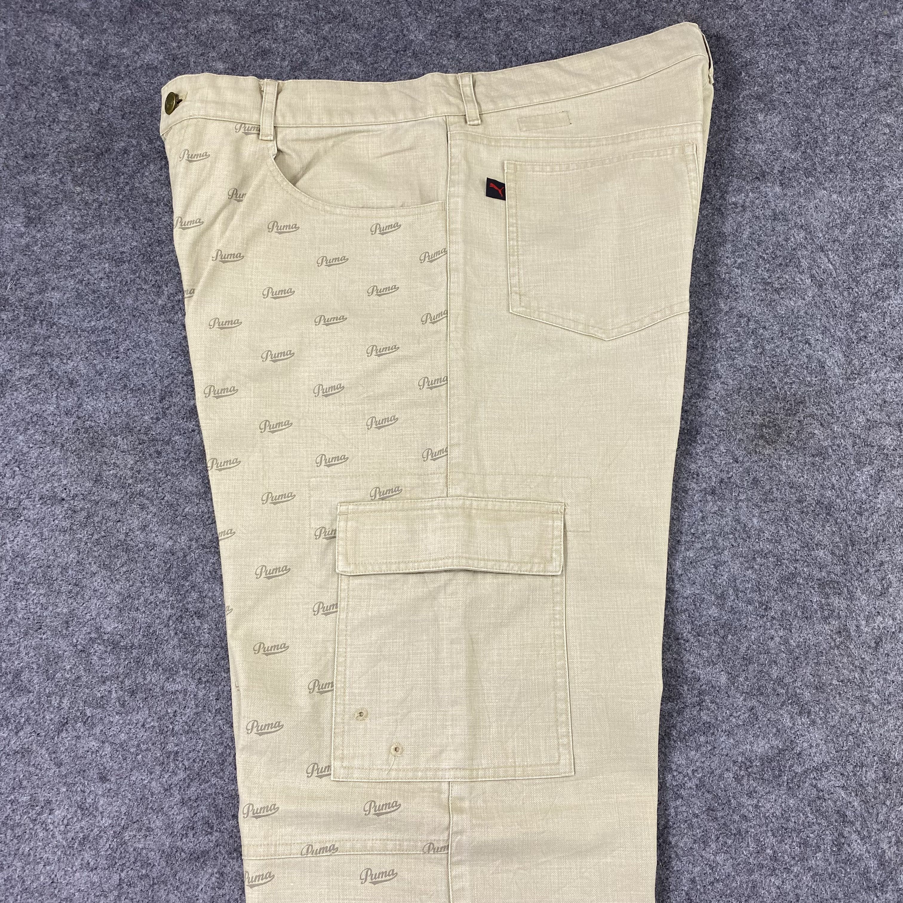 Puma × Vintage Vintage Monogram Puma Cargo Pants - C023 Size US 34 / EU 50 - 6 Thumbnail