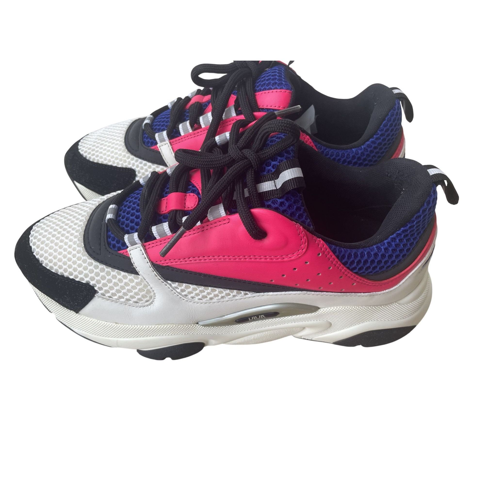 Dior Christian Dior Multicolor Mesh Sneakers Pink Blue White Blac Size US 10 / EU 43 - 2 Thumbnail