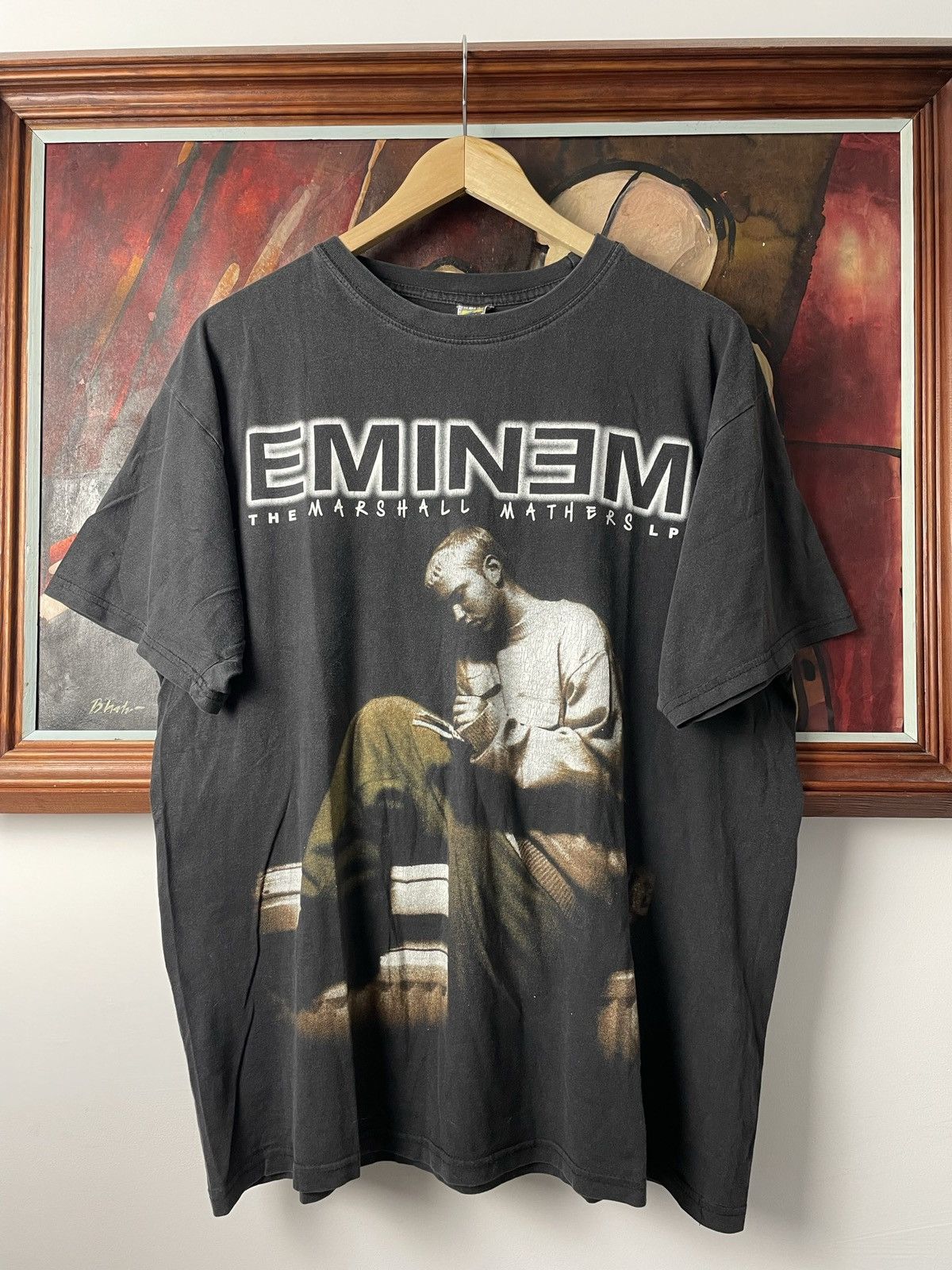 Vintage Vintage Eminem The marshall mathers rap tee Y2k rare print ...