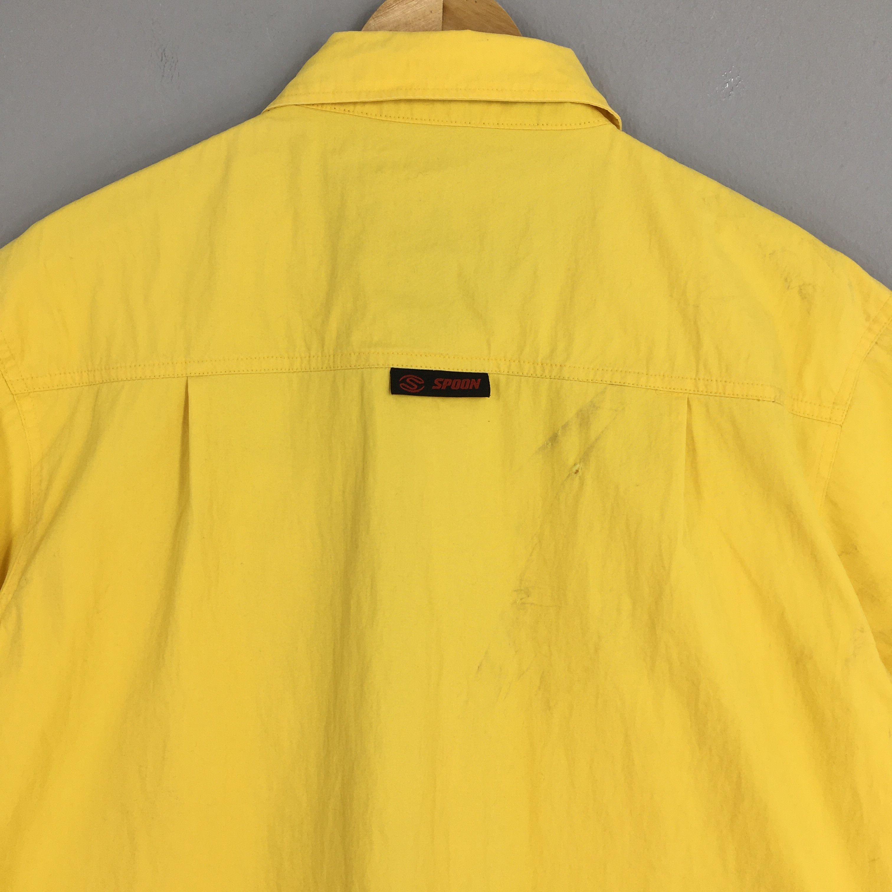 Honda × Spoon Vintage Spoon Honda Racing Team Yellow Shirt Medium Size US M / EU 48-50 / 2 - 8 Thumbnail
