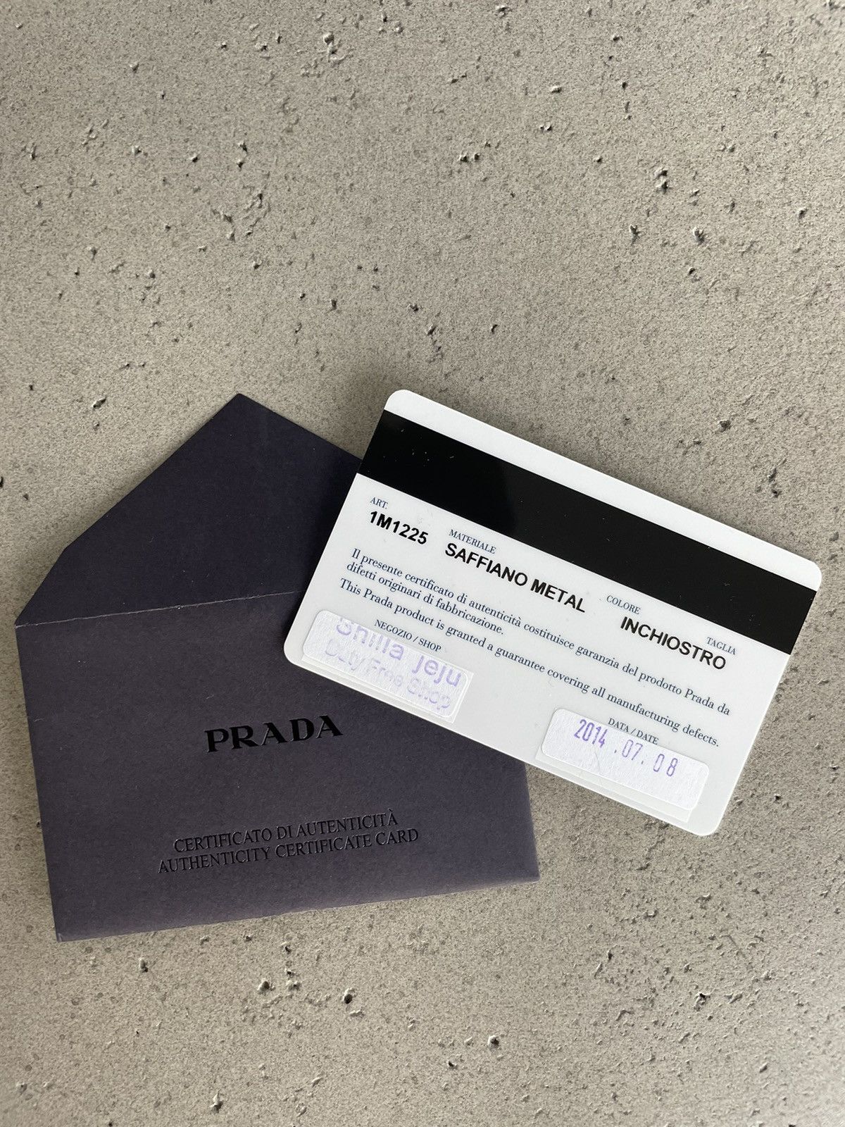 Prada Prada Saffiano Leather Bifold Wallet Size ONE SIZE - 4 Thumbnail