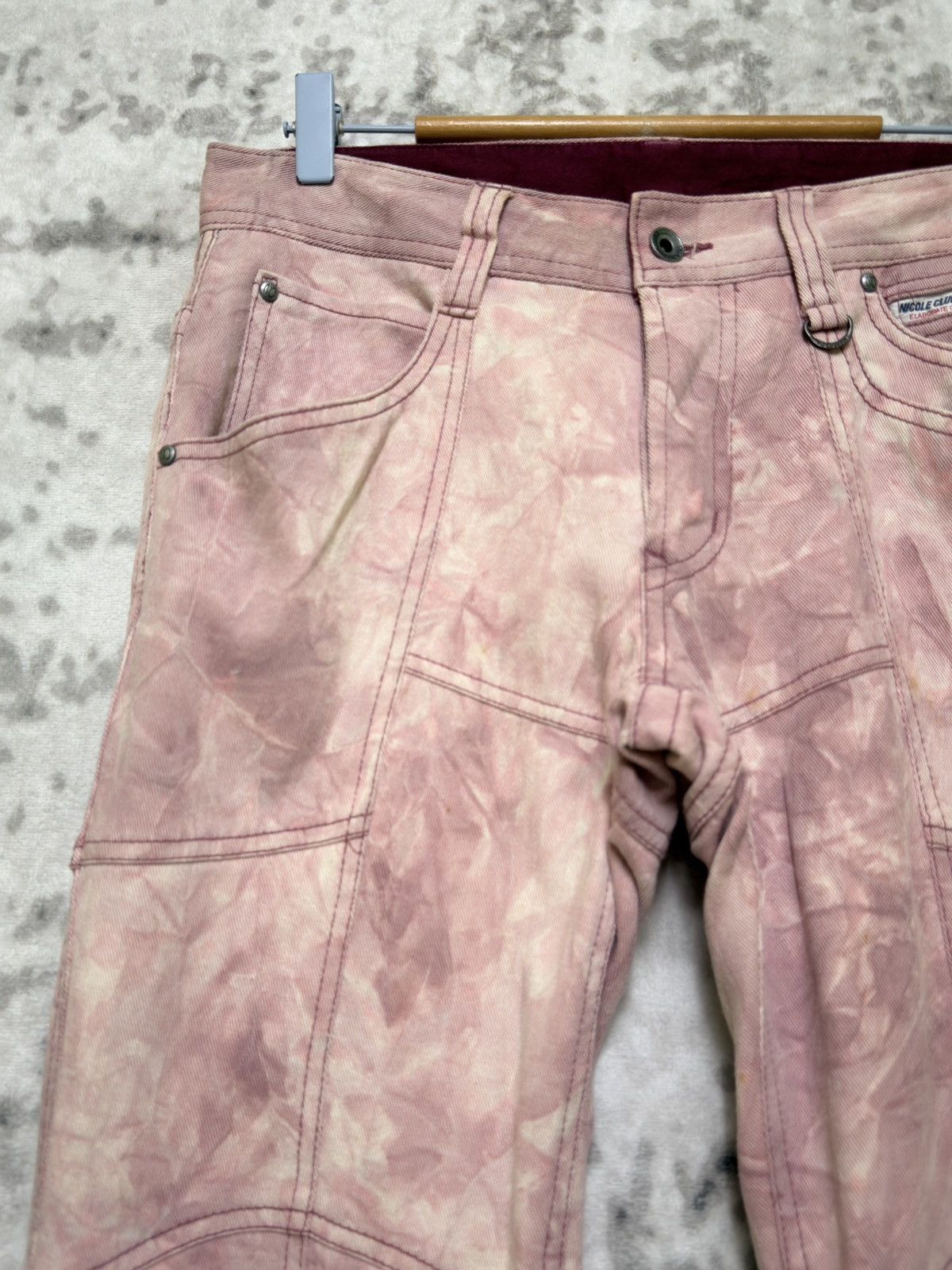 Nicole Club Nicole Club For Men Flared Grunge Visual Kei Panelled Size US 29 - 4 Thumbnail