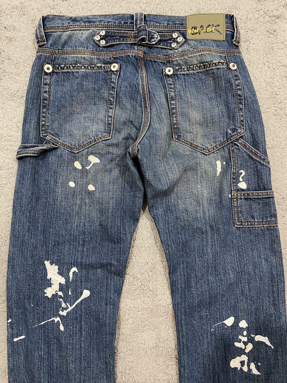 Junya Watanabe Back Vintage Distressed Patchwork Denim like Junya Watanabe Size US 32 / EU 48 - 14 Thumbnail