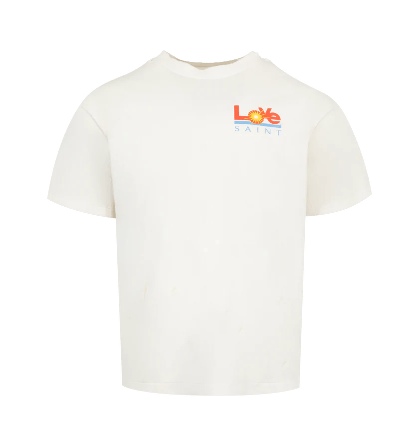 Saint Michael o1h1sh11225 Love Tee in White Size US M / EU 48-50 / 2 - 1 Thumbnail