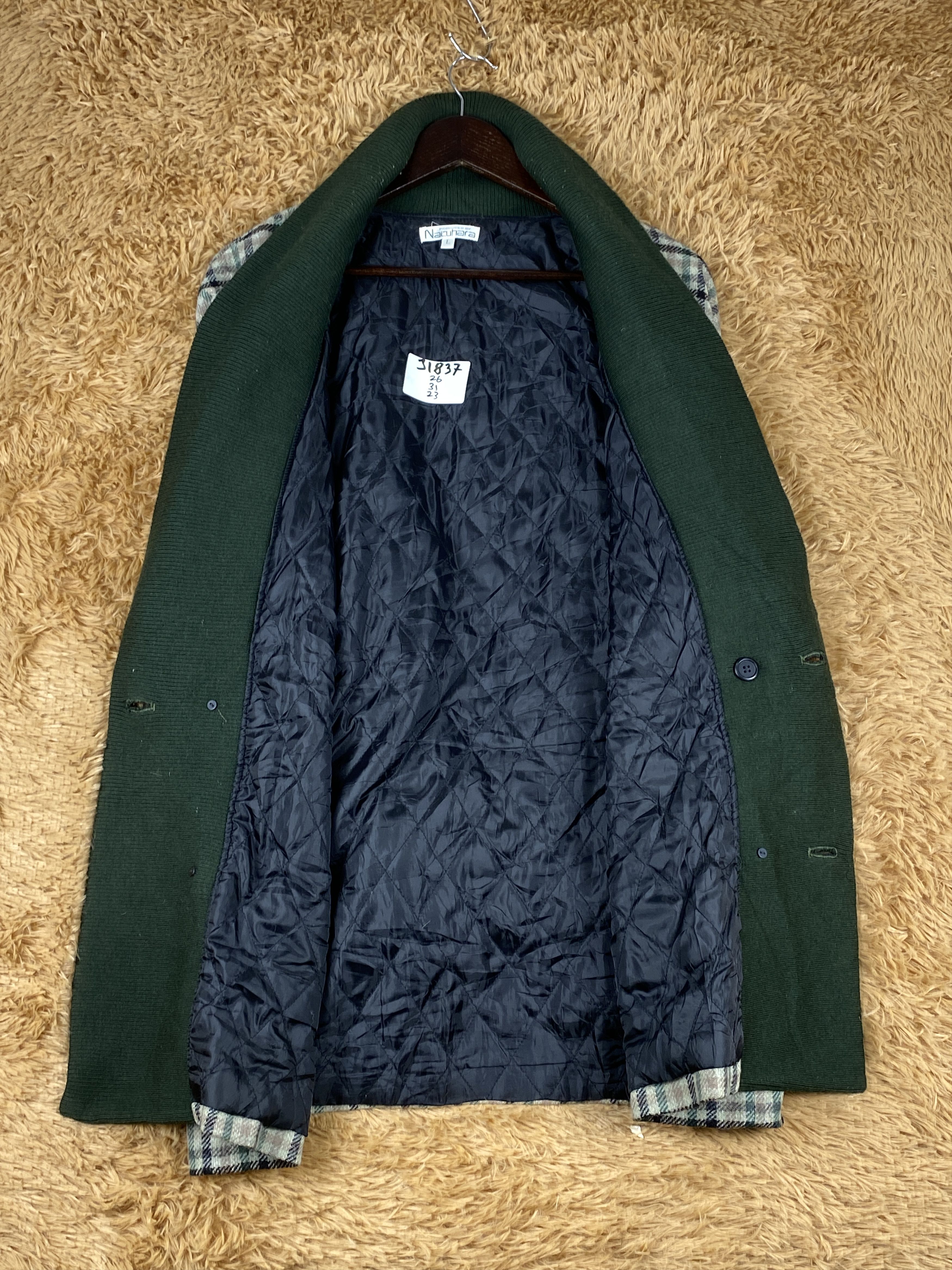 Japanese Brand Vintage Natuhara Quilted Lining Long Jacket Parkas J1837 Size US L / EU 52-54 / 3 - 6 Thumbnail