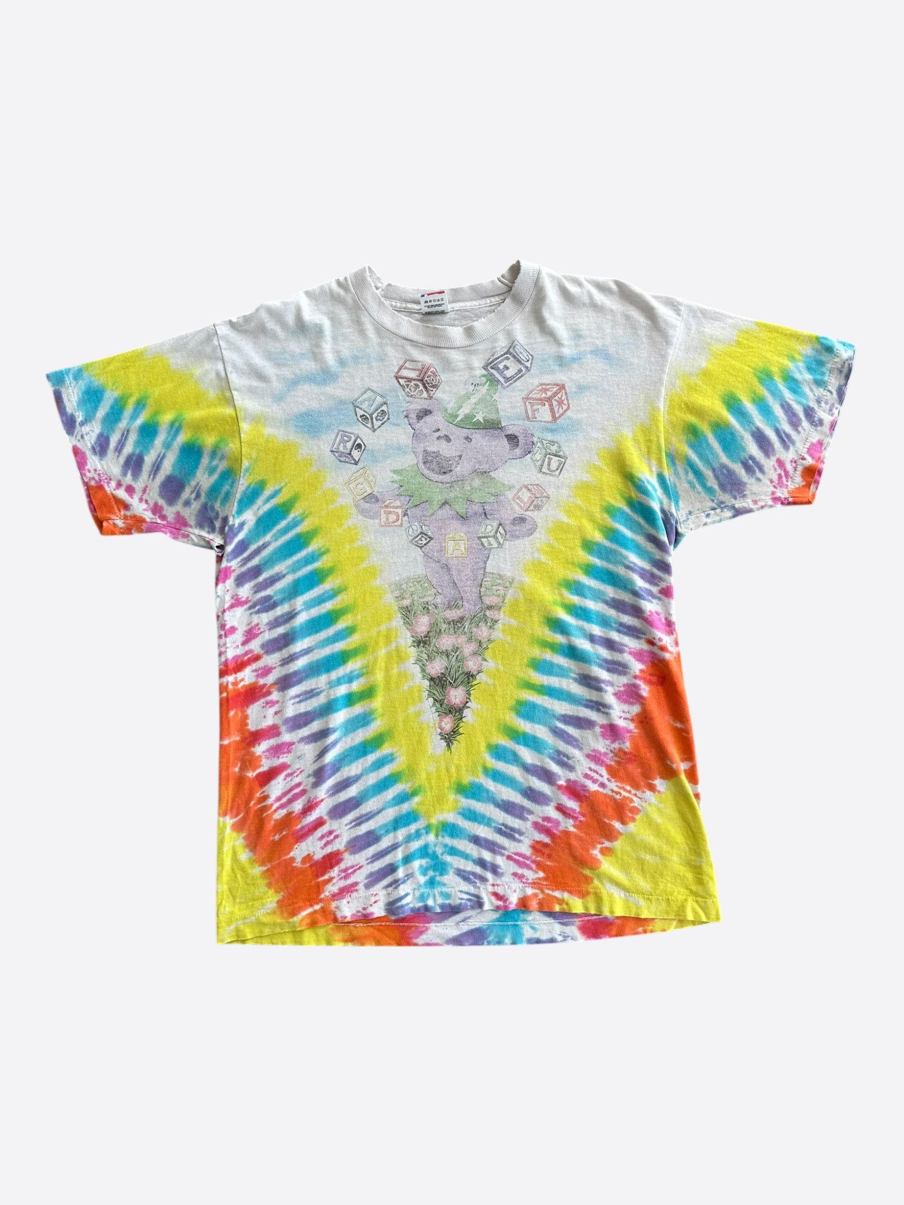 Vintage Vintage Tie-Dye Grateful Dead Spring Tour T-Shirt Size US XL / EU 56 / 4 - 1 Thumbnail
