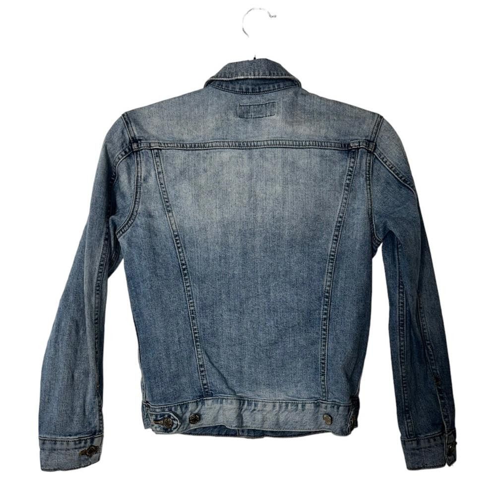 Lucky Brand Lucky Brand l Tomboy Trucker Jacket Light Wash XS Size XS / US 0-2 / IT 36-38 - 3 Thumbnail