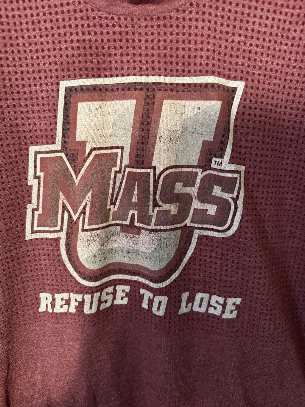 Adidas UMass Minutemen S/S Adidas T-shirt Men XL Red Refuse to Lose Size US XL / EU 56 / 4 - 4 Thumbnail