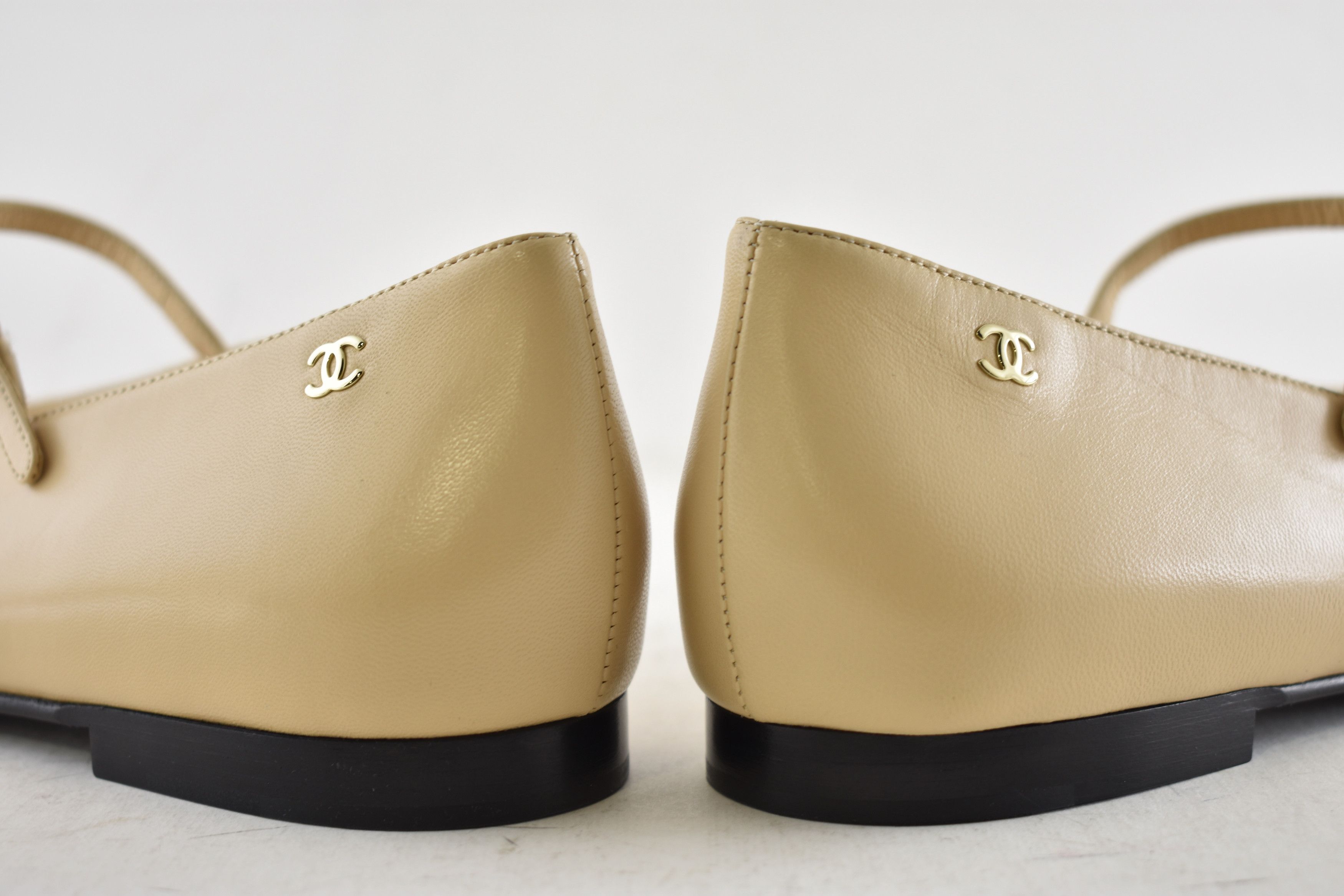 Chanel Chanel 24A CC Logo Mary Jane Ballerina Ballet Flat 42 Size US 12 / IT 42 - 15 Thumbnail