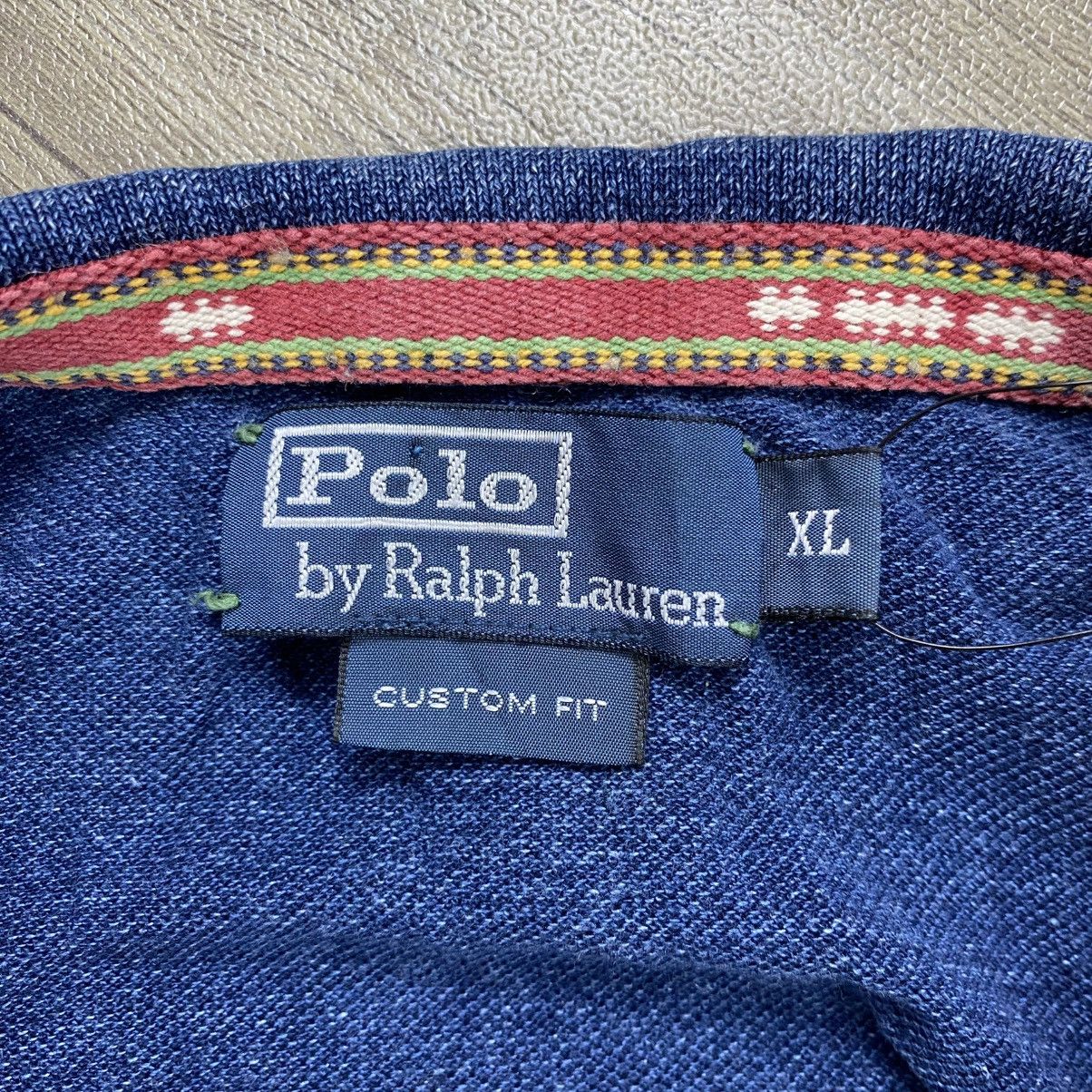 Polo Ralph Lauren Rare Polo Ralph Lauren U.S.N.C Dragon Embroidered Polo Shirt Size US XL / EU 56 / 4 - 7 Thumbnail