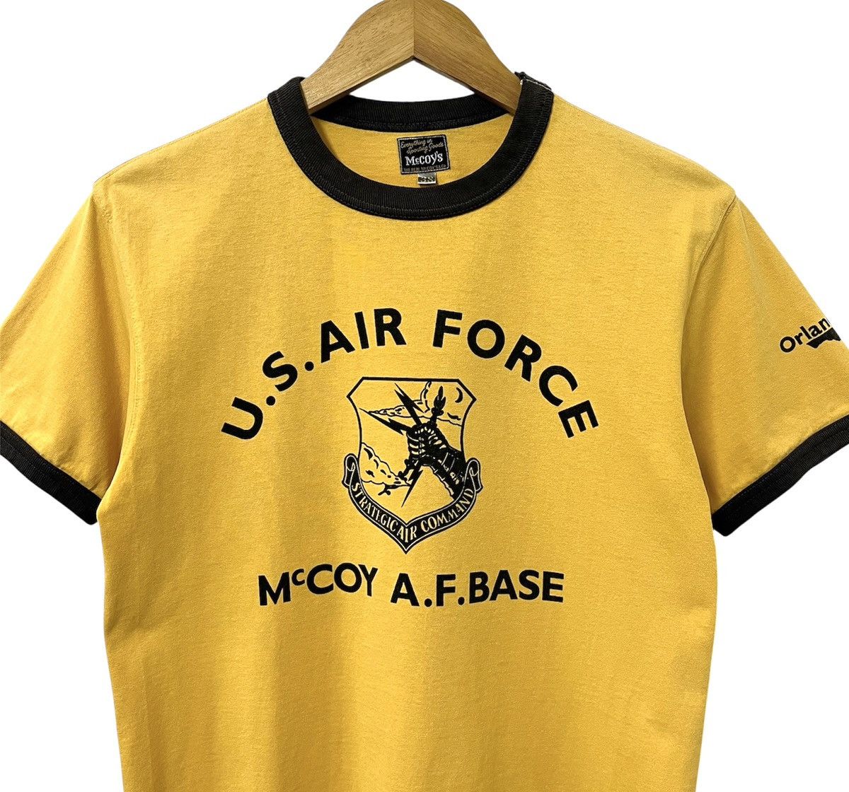 The Real McCoy's THE REAL MCCOY'S US AIR FORCE MCCOY AF BASE RINGER TSHIRT Size US M / EU 48-50 / 2 - 3 Thumbnail