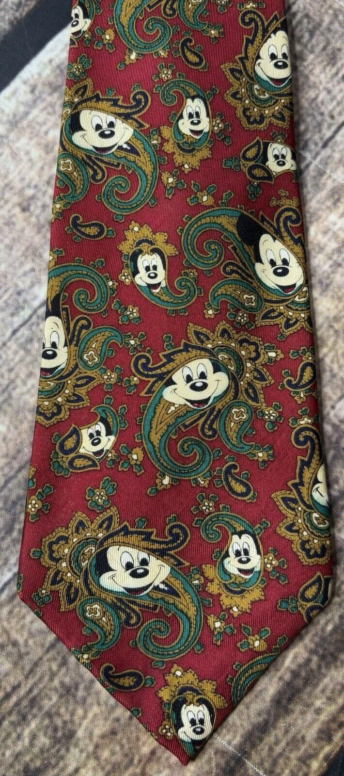 Disney Disney Balancine The Tie Works Silk Neck Tie Paisley 90s Size ONE SIZE - 5 Thumbnail