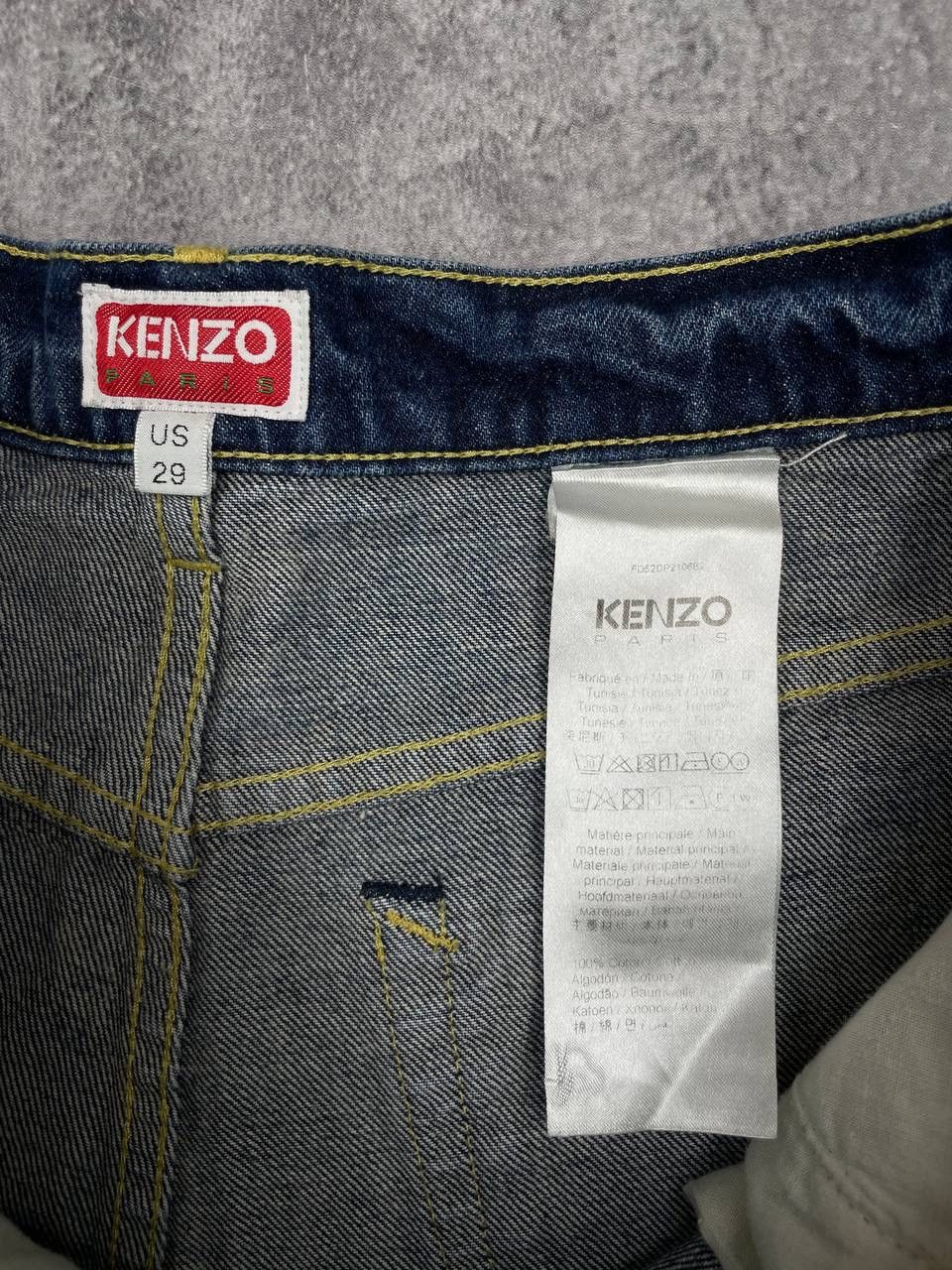 Kenzo Kenzo Paris Men Denim Jeans Blue Straight Fit High Waist Size US 29 - 9 Thumbnail