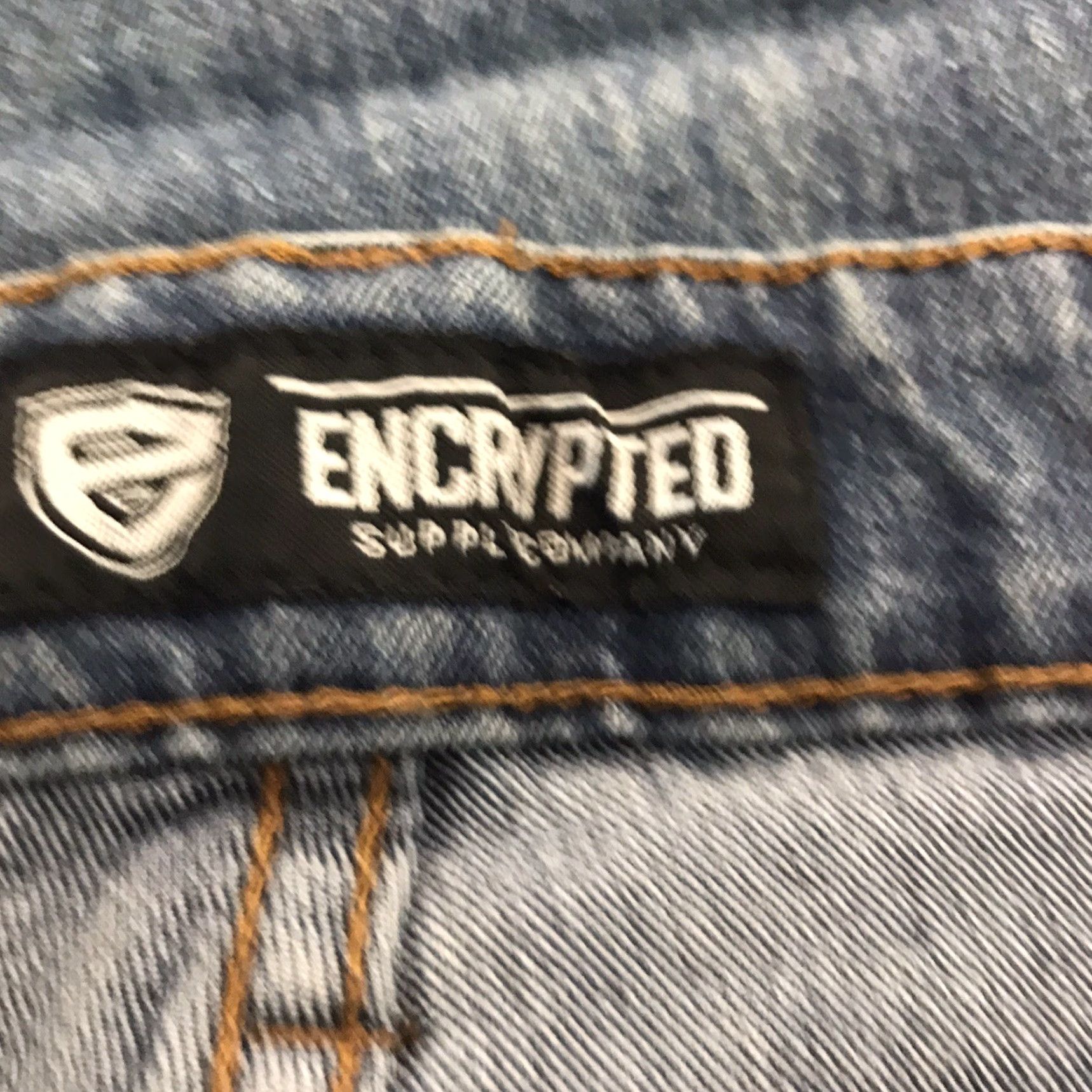 Vintage SkinnyJeans Encrypted Skinny Jeans Mens Size 32X32 Blue Acid Wash Hip Hop 90s Size US 32 / EU 48 - 6 Thumbnail