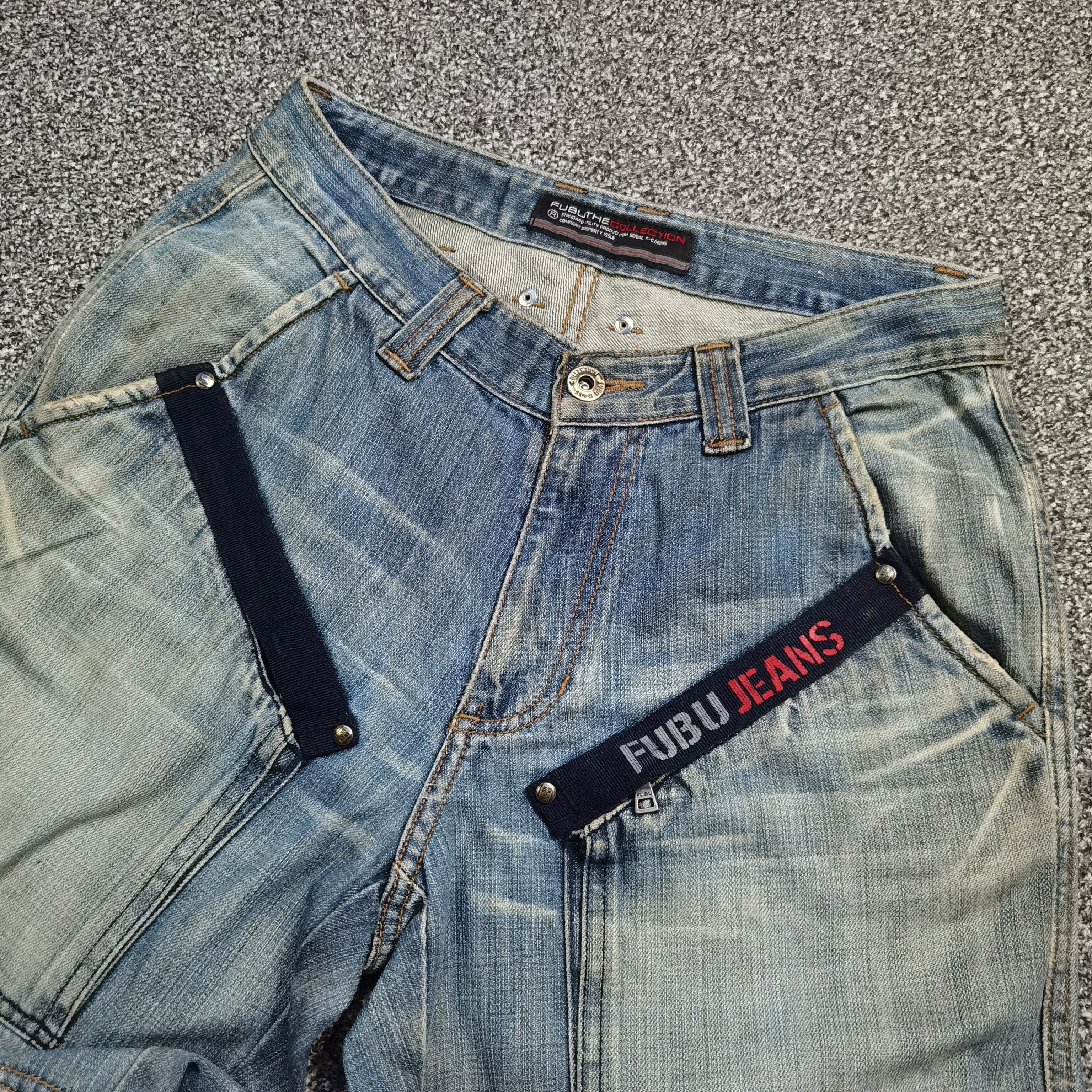Fubu 🇯🇵 90s Hiphop Fubu Baggy Jeans Military Function Size US 30 / EU 46 - 3 Thumbnail