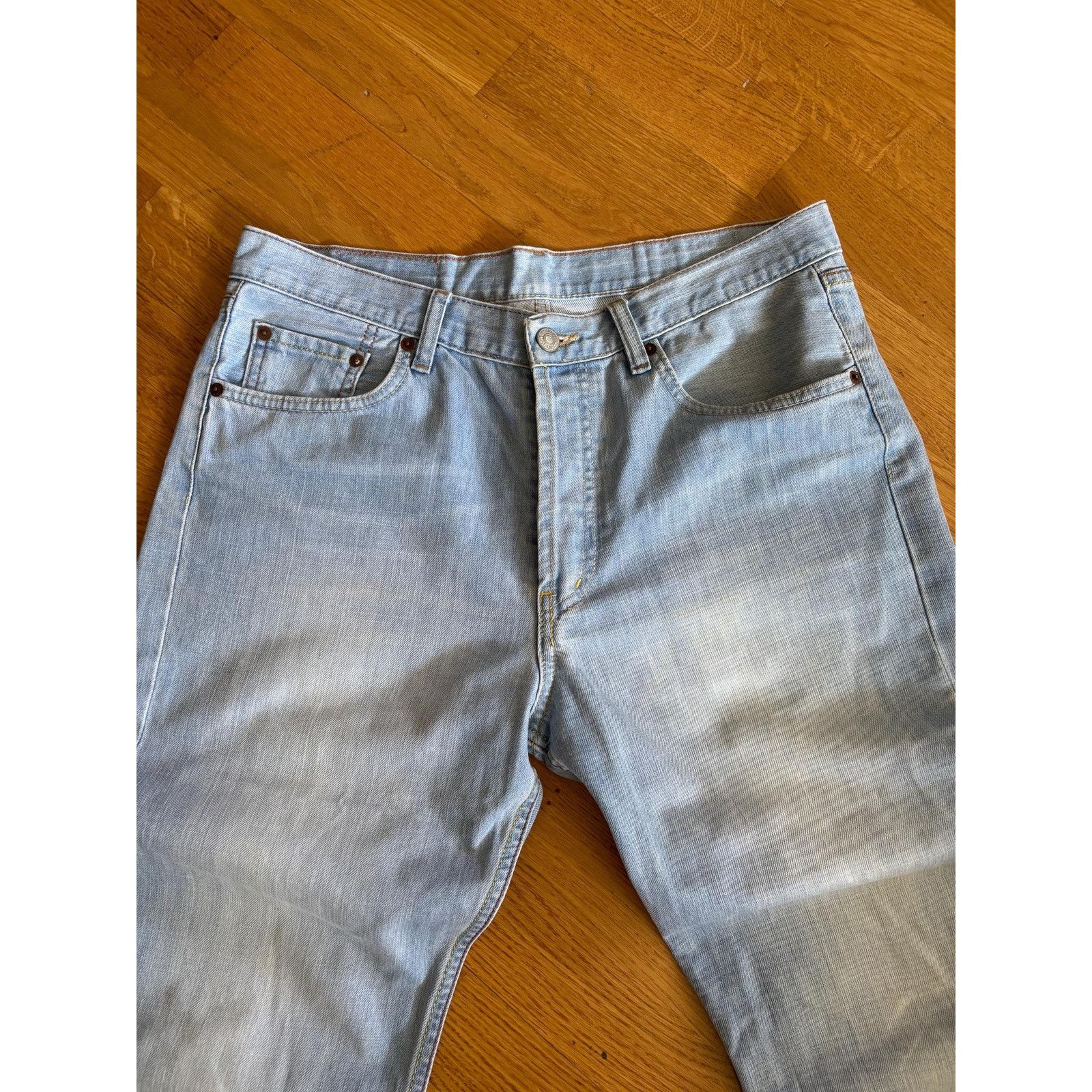 Levi's Levi's 501 W33 L34 - USA 1996 Light Wash Cut-Off Capri Jeans Size US 33 - 2 Thumbnail