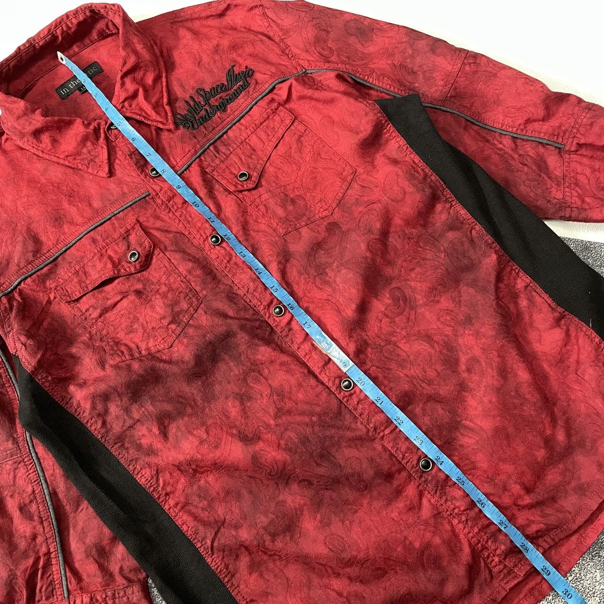 If Six Was Nine 🔥In The Attic y2k japanese punk paisley embroidery shirt Size US L / EU 52-54 / 3 - 11 Thumbnail