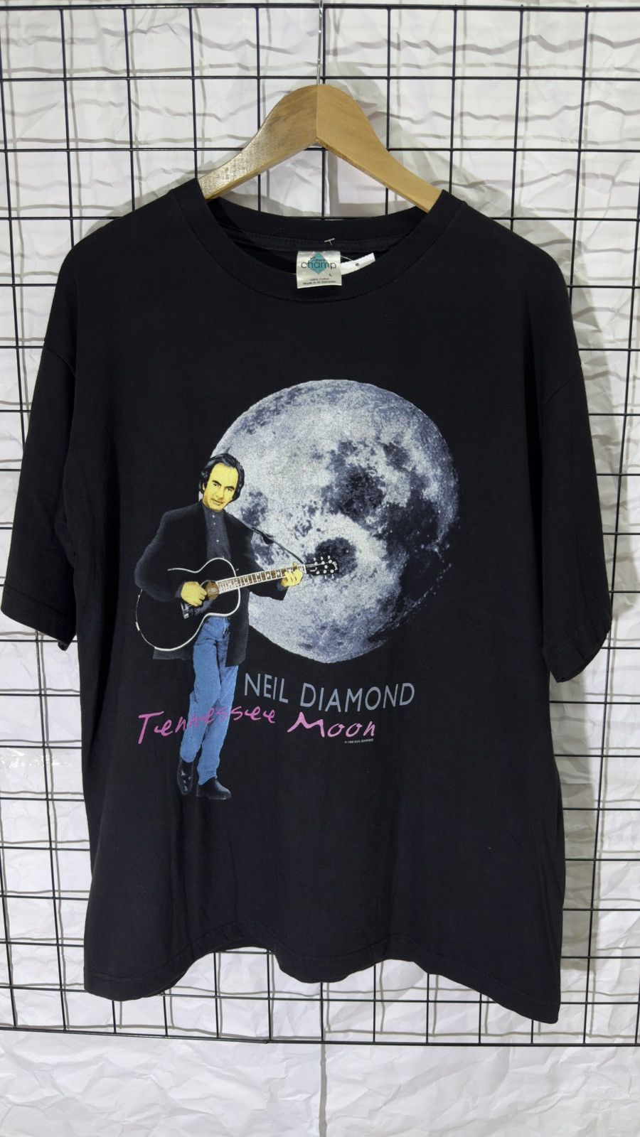 Band Tees Vintage 1996 neil diamond tee shirt Size US L / EU 52-54 / 3 - 3 Thumbnail