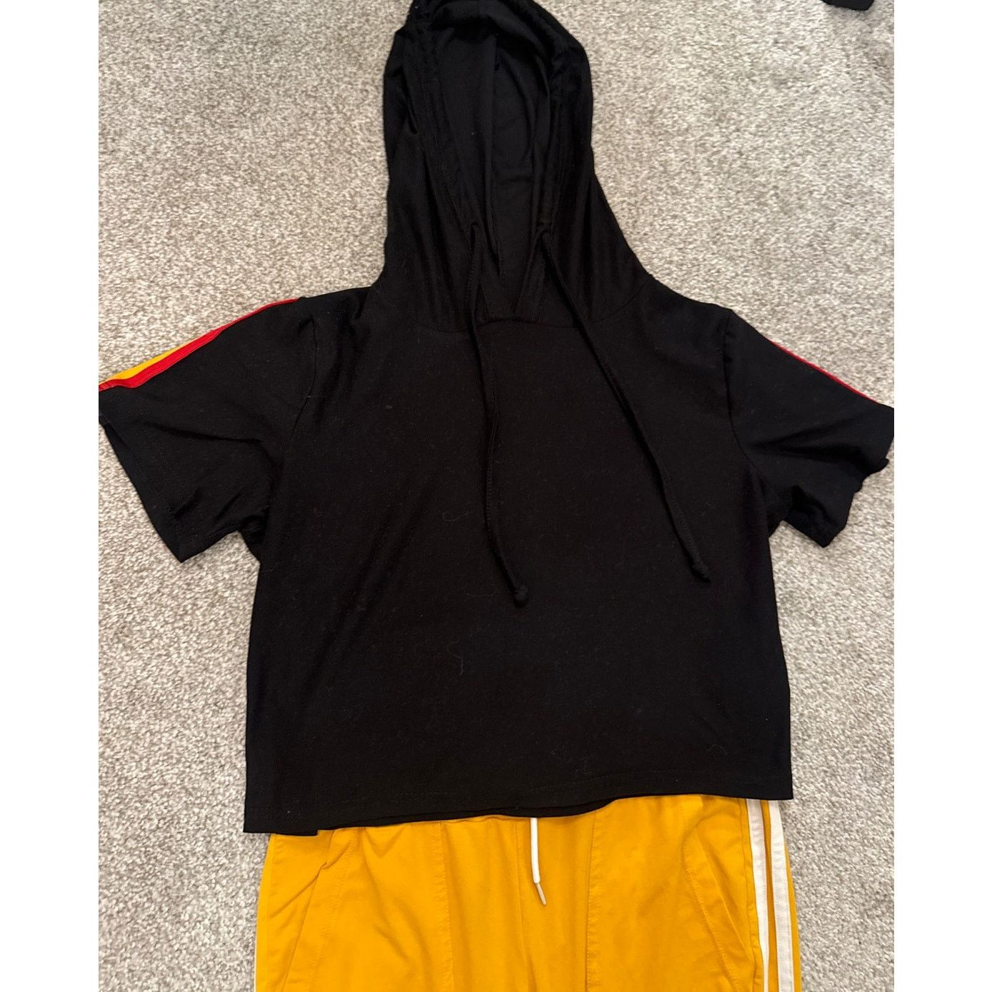 Feathers Feathers 2-Piece Rainbow Sleeve Hoodie w/Tracksuit Pants, L Size 32" / US 10 / IT 46 - 3 Thumbnail