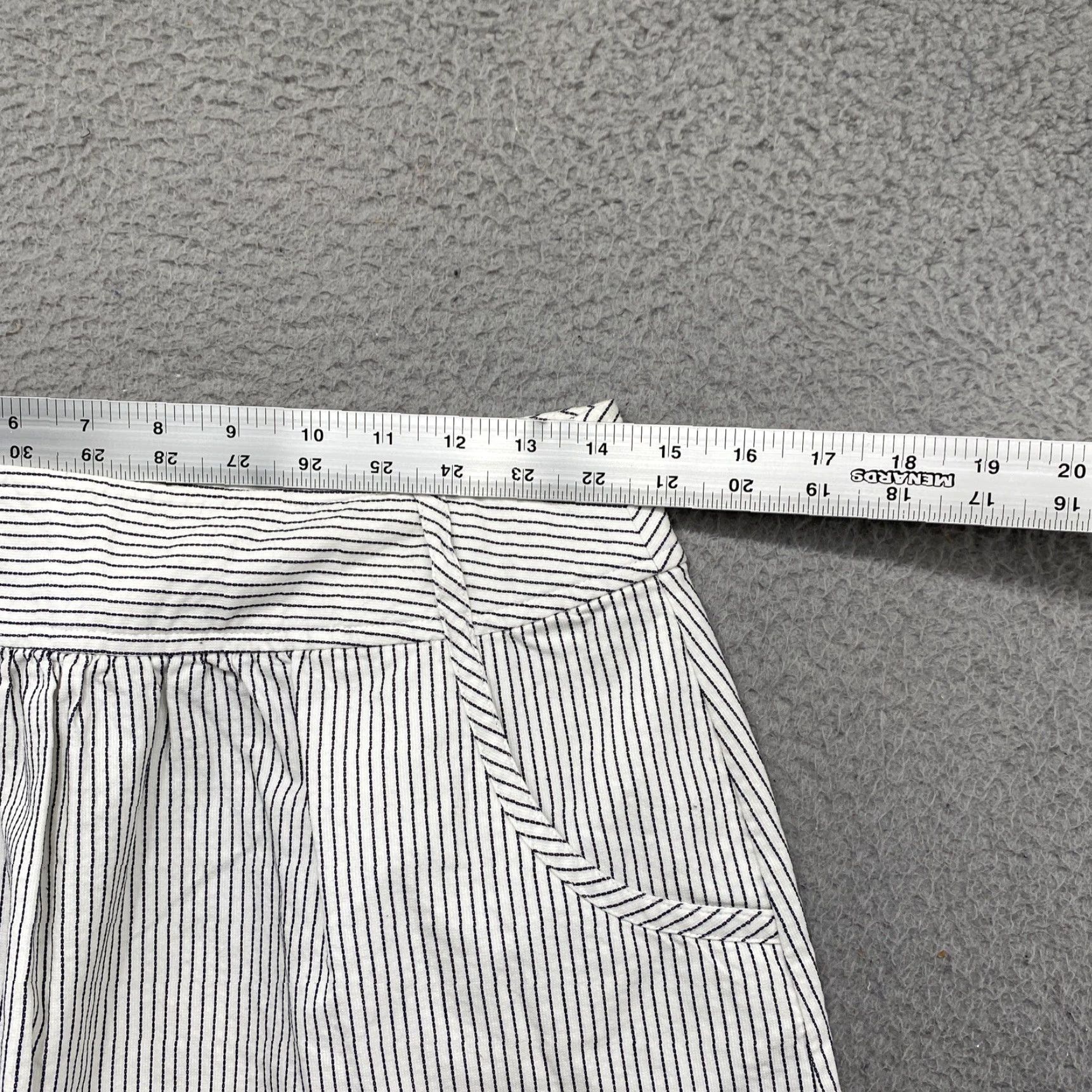 Talbots Talbots Skirt Women’s Knee Length A-Line Pockets Stretch Cotton Striped Size 6 Multicolor Black White Womens Size 28" / US 6 / IT 42 - 4 Thumbnail