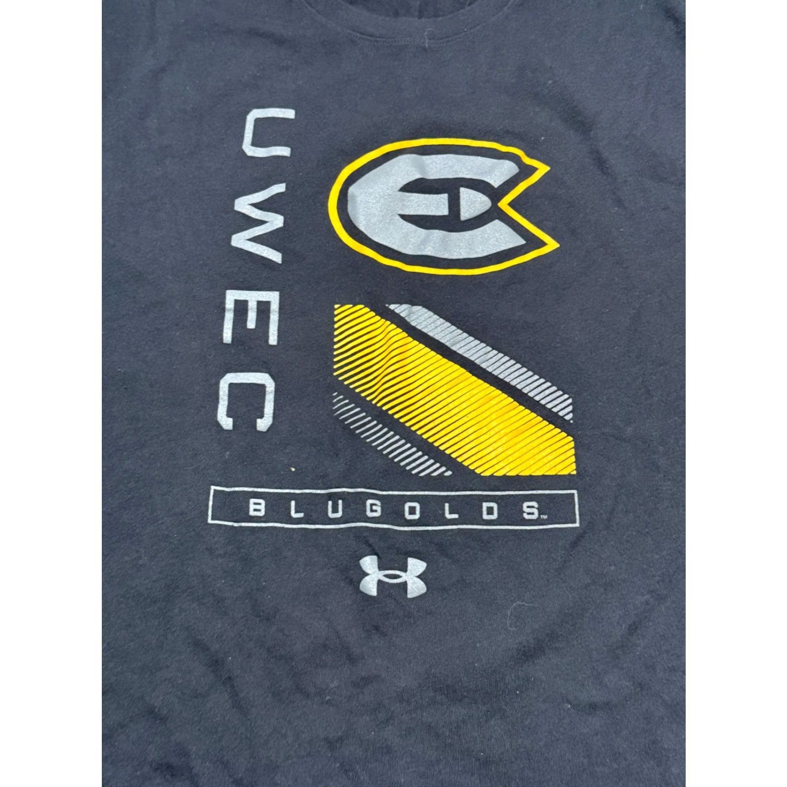 Under Armour Under Armour Shirts Mens 3XL Black Short Sleeve Crew Neck UWEC Blue Golds Shirt T-Shirt Mens Black 3XL Under Armour HeatGear Sports Size US XXL / EU 58 / 5 - 5 Thumbnail