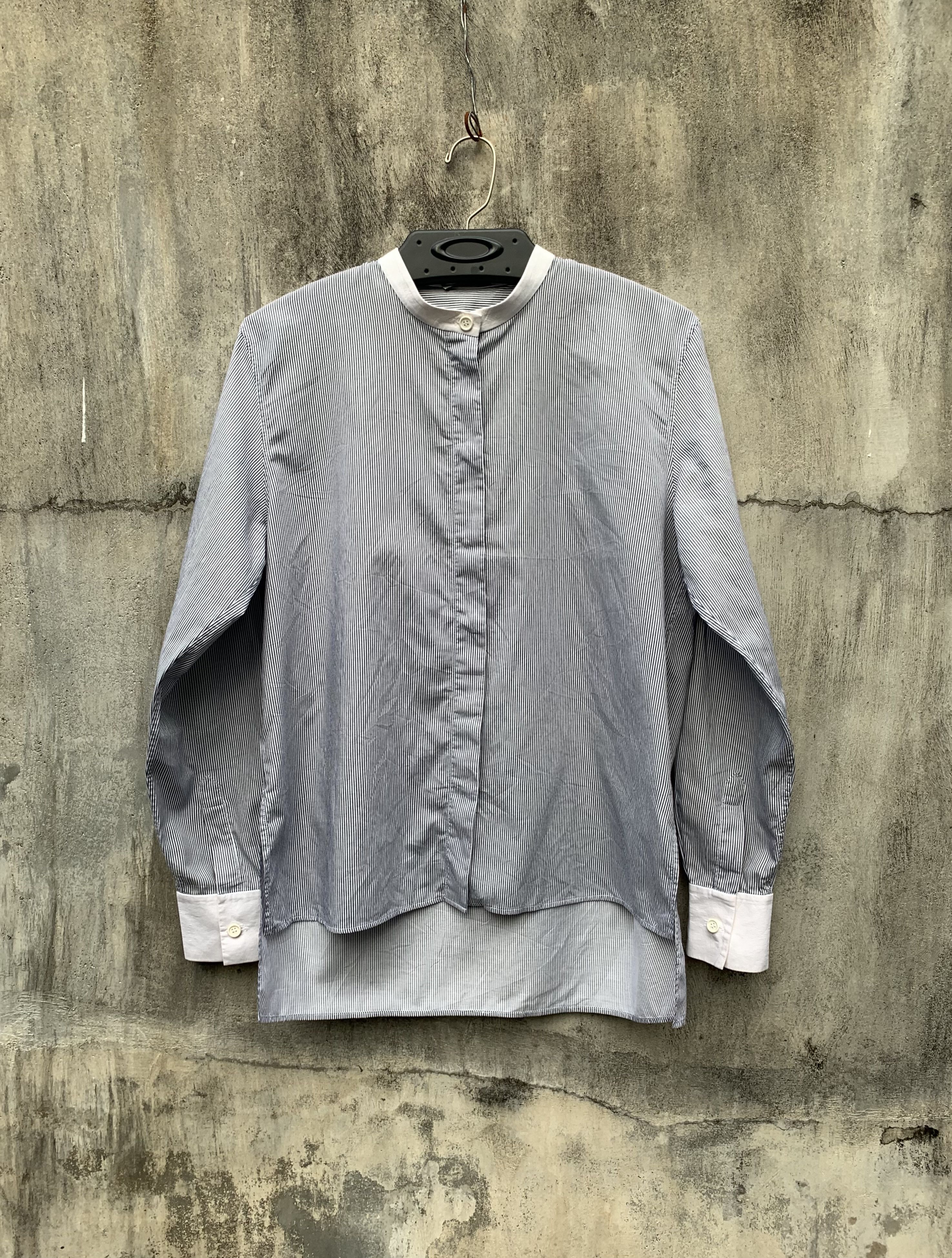 Fendi Fendi Blouse Pinstripes Button Down Cotton Shirt Size L / US 10 / IT 46 - 1 Thumbnail