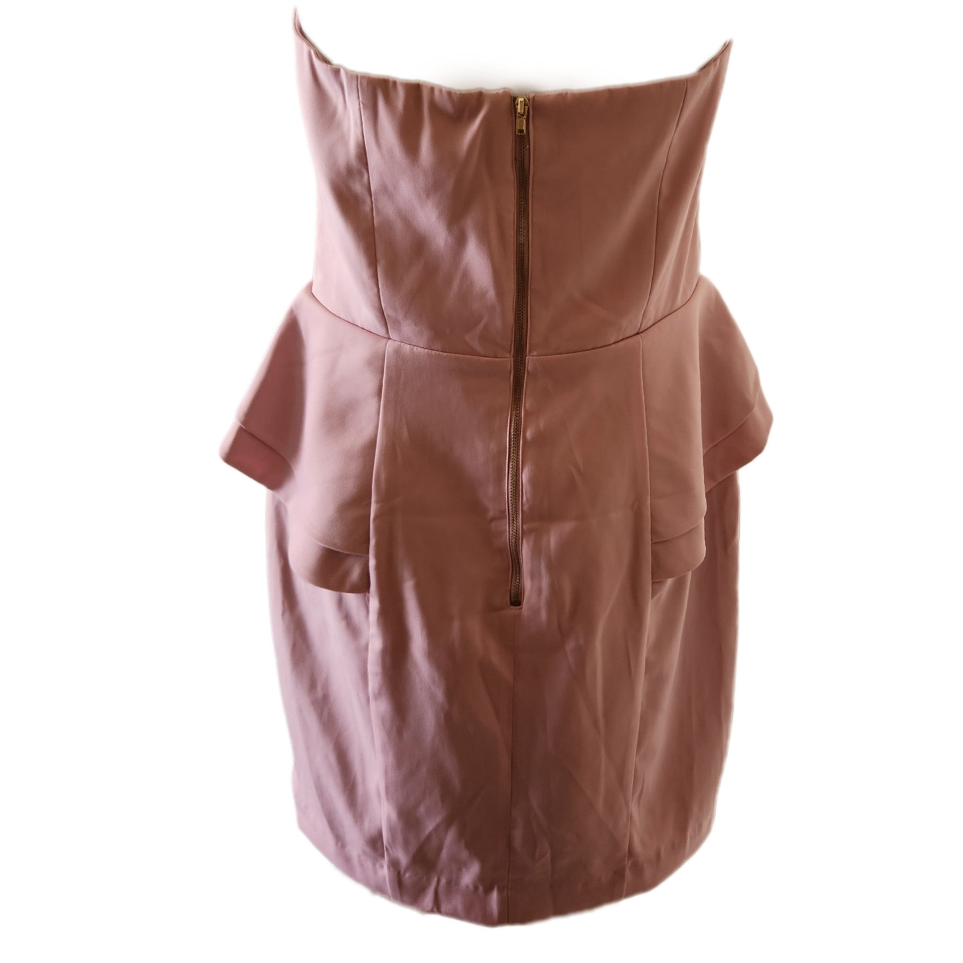 H&M H&M womens size 12 formal evening dress strapless peplum Size L / US 10 / IT 46 - 4 Thumbnail