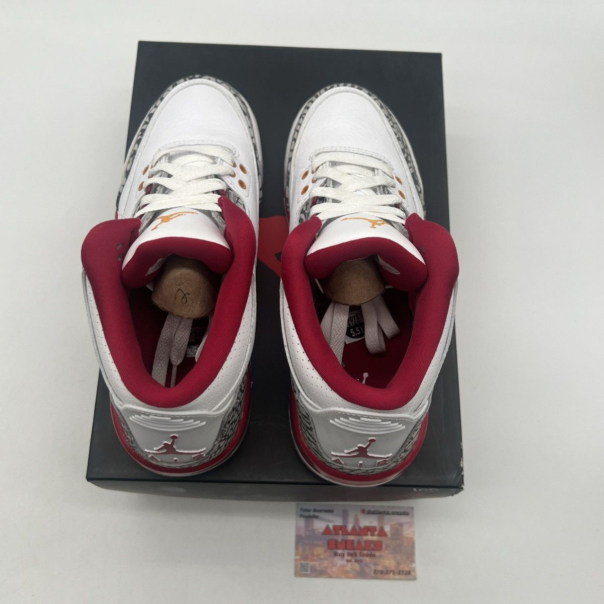 Jordan Brand Air Jordan 3 Cardinal red Size US 5.5 / EU 38 - 7 Thumbnail