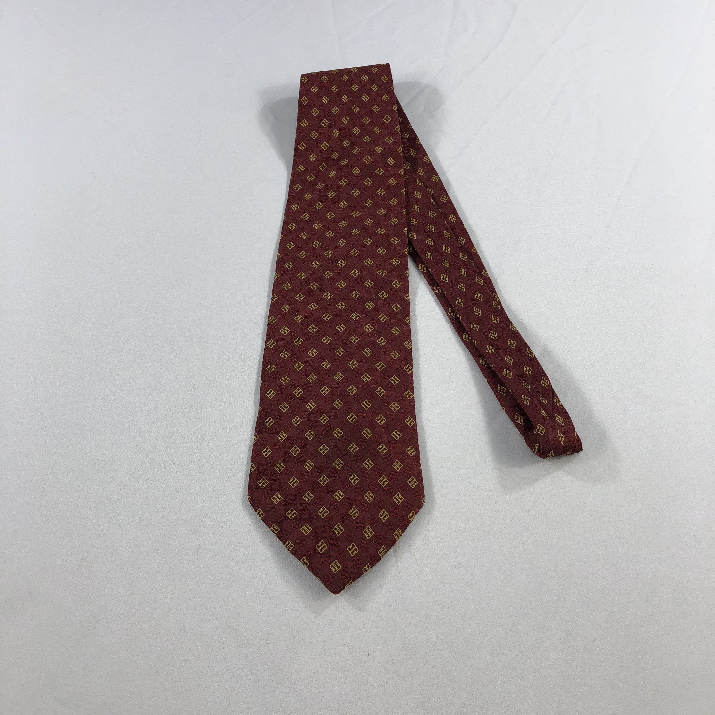 Givenchy Monogram Silk Neck Ties T79