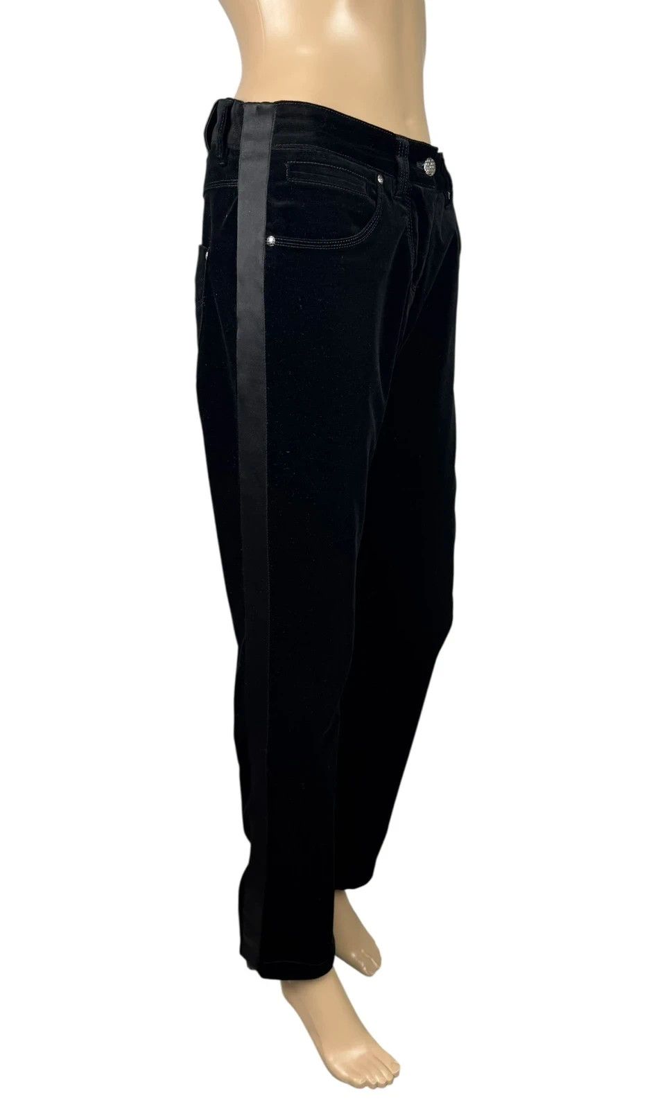 Zilli Zilli Womens Pants Velour size 40 Size 27" / US 4 / IT 40 - 3 Thumbnail
