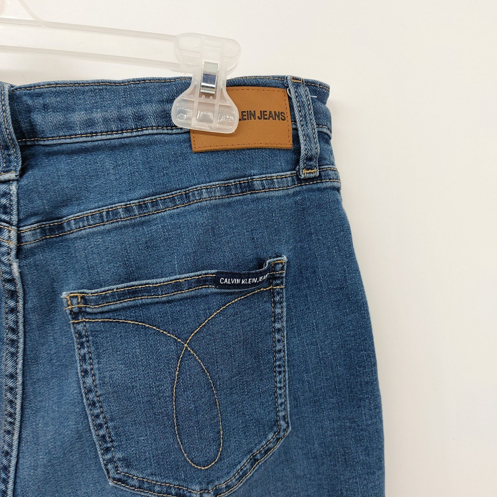 Calvin Klein Calvin Klein Jeans Blue Jean Cut off Roll Short Daisy Dukes Size 32" / US 10 / IT 46 - 8 Thumbnail