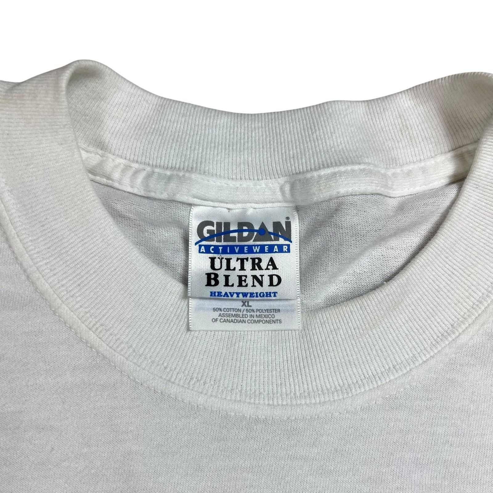 Gildan × Vintage Vintage 90s Gildan Ultra Blend promo shirt shirt tee (XL) Size US XL / EU 56 / 4 - 6 Thumbnail