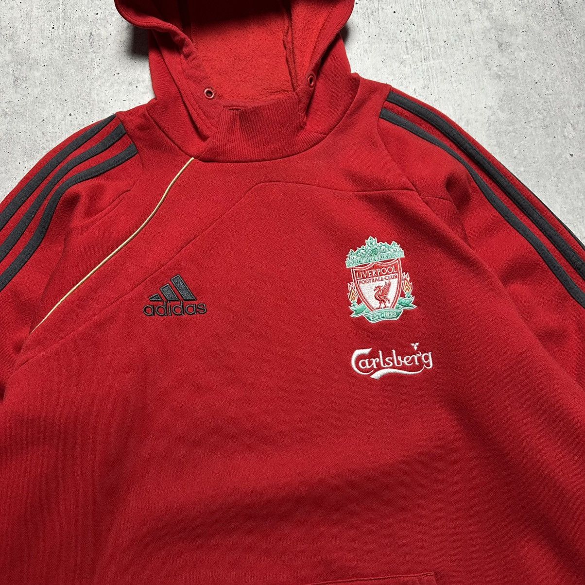 Adidas Adidas Liverpool 2009 Football Hoodie Sweater Jacket size M Size US M / EU 48-50 / 2 - 5 Thumbnail