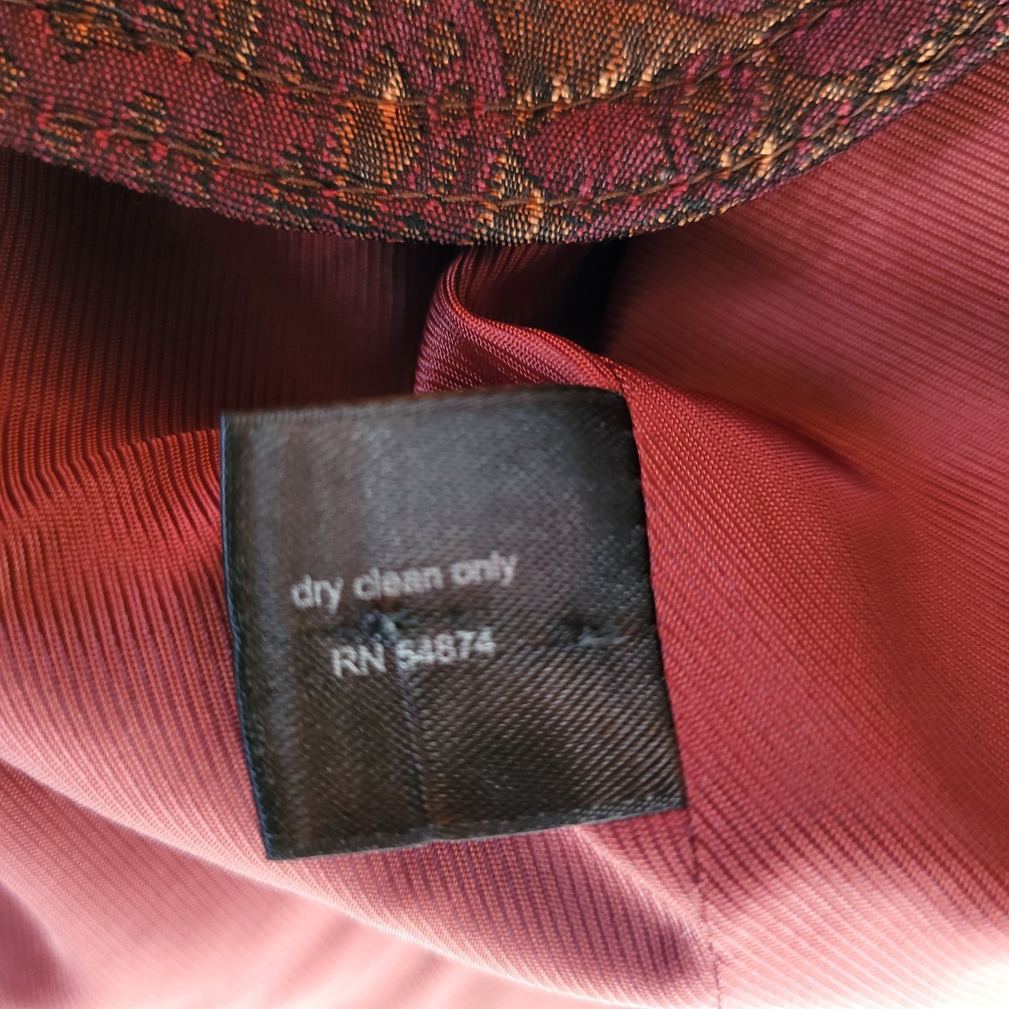 Vintage Vtg Y2k Maroon Metallic Blazer Sz !0 Smoking Jacket Jacquard Size L / US 10 / IT 46 - 11 Thumbnail