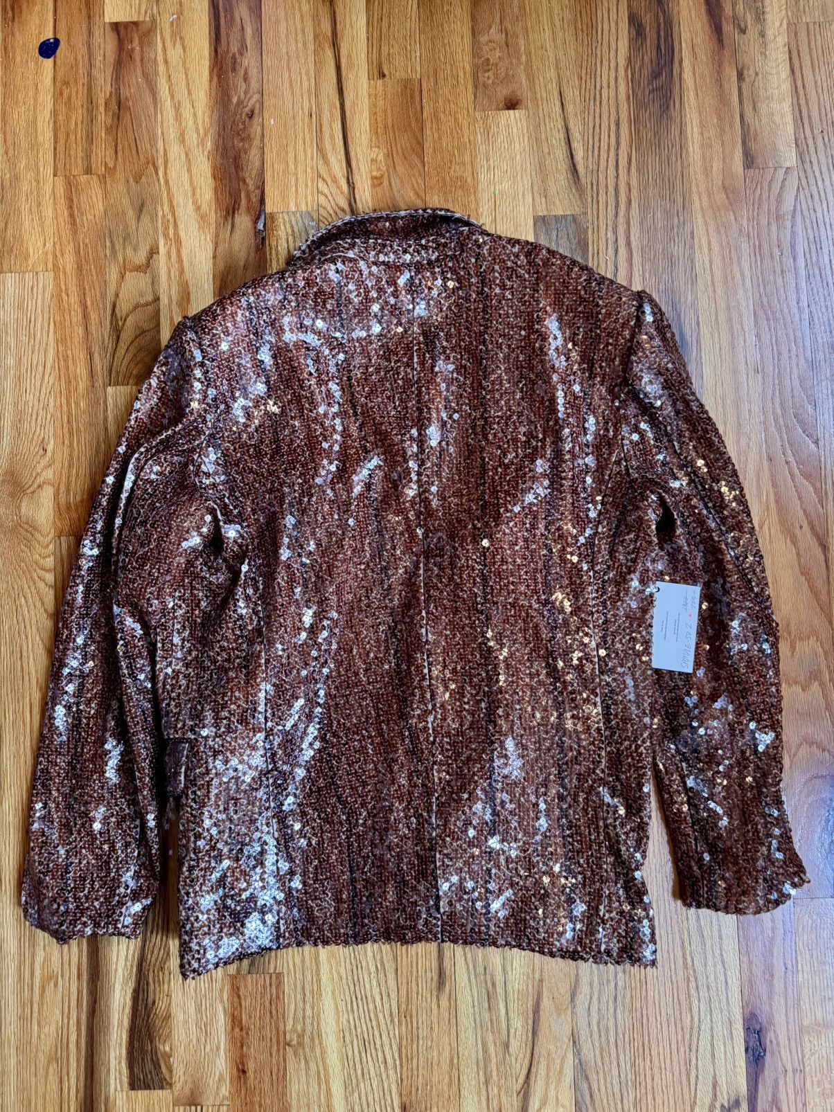 Tanner Fletcher Brown sequins blazer - Tanner Fletcher Size L / US 10 / IT 46 - 6 Thumbnail