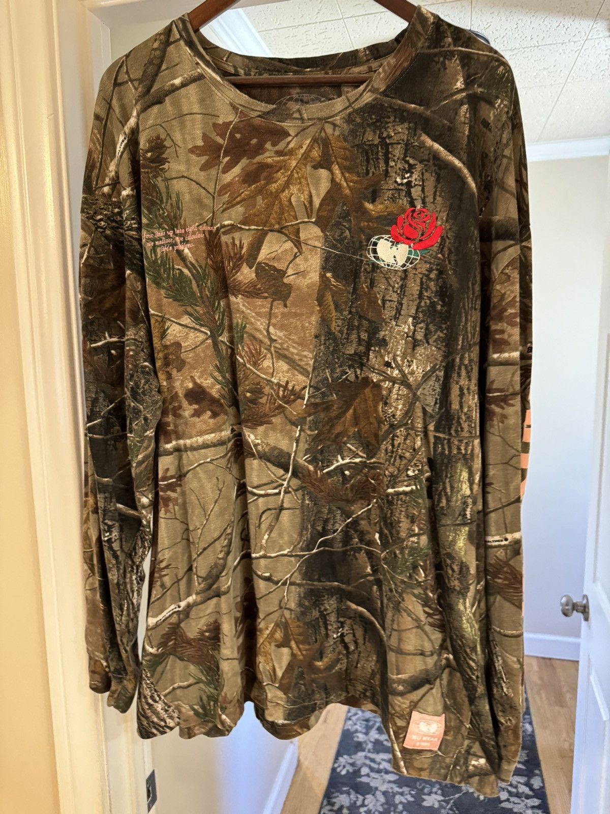 Wu-Tang Clan Wu Wear Long Sleeve Tee, Realtree Camo XXXL Size US XXL / EU 58 / 5 - 4 Thumbnail