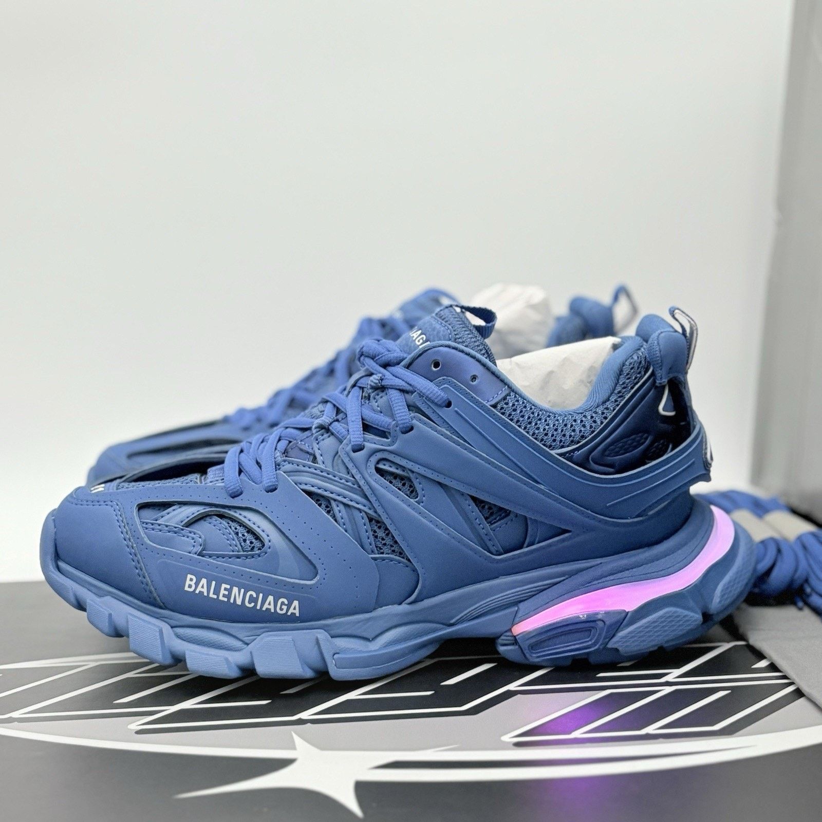 Balenciaga Track Sneakers Balenciaga Sneakers Navy Blue Balenciaga