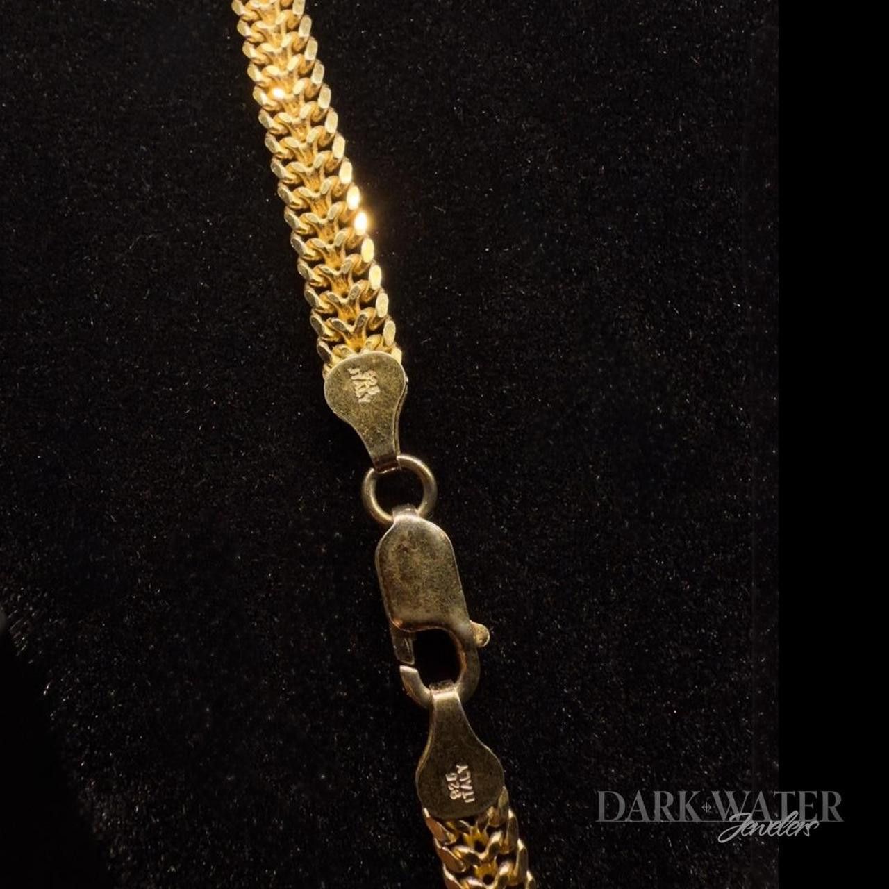 Other VTG 24.7g Double Curb Gold-Wash Link Chain Size ONE SIZE - 4 Thumbnail