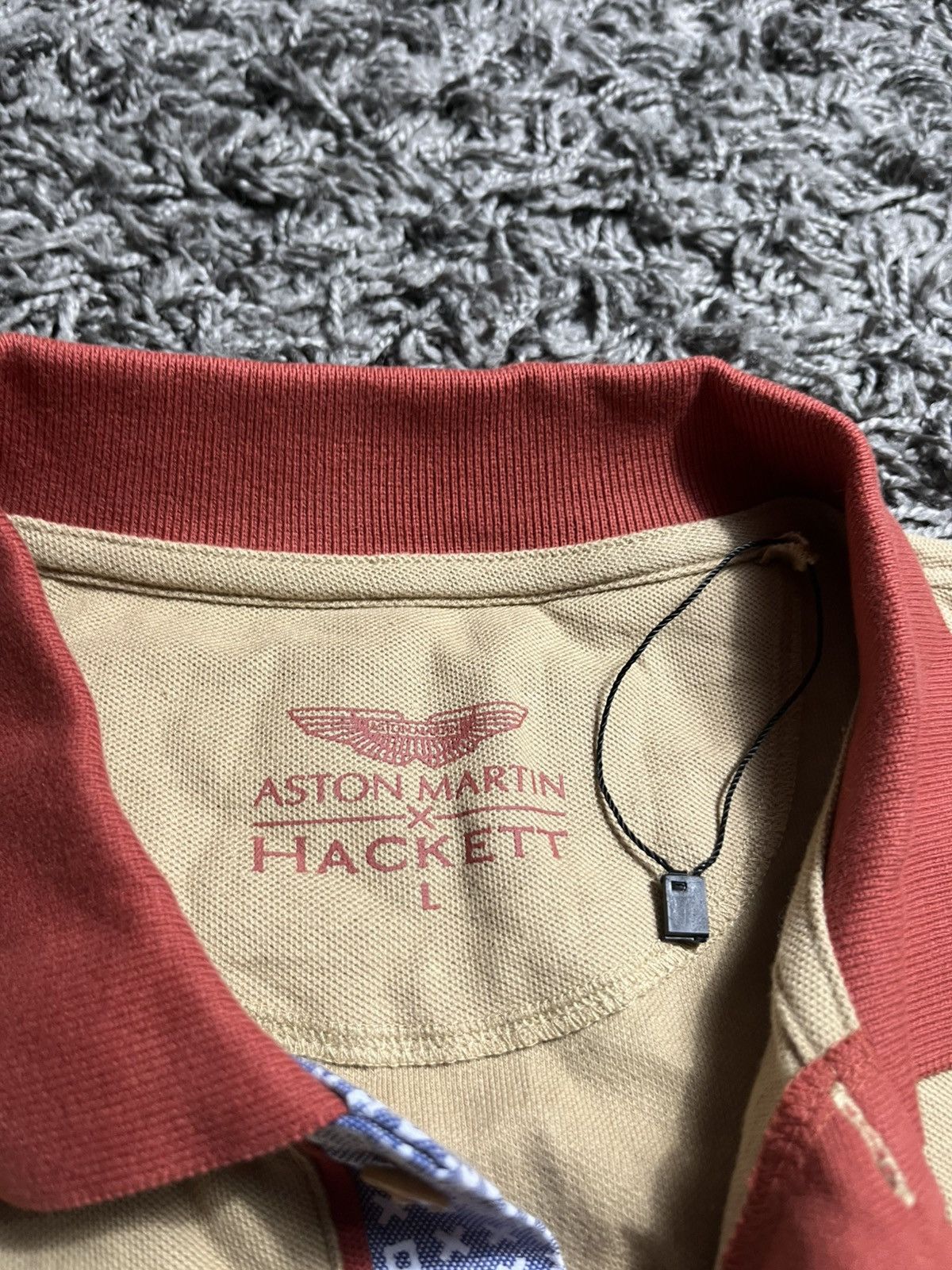 Hackett HACKET x ASTON MARTIN COTTON RACING POLO T-SHIRT Size US L / EU 52-54 / 3 - 4 Thumbnail