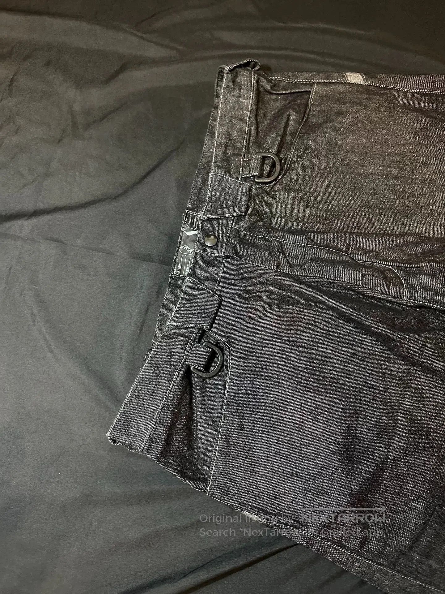 Vintage vintage cyberdog baggy cargo denim pants. Size US 26 / EU 42 - 4 Thumbnail