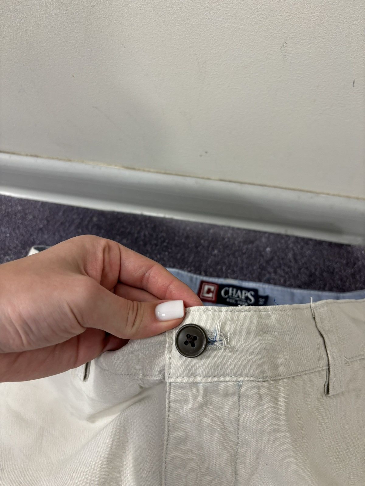 Chaps Ralph Lauren Vintage Chaps Ralph Lauren Y2K Beige Hype Cargo Shorts Size US 32 / EU 48 - 7 Thumbnail