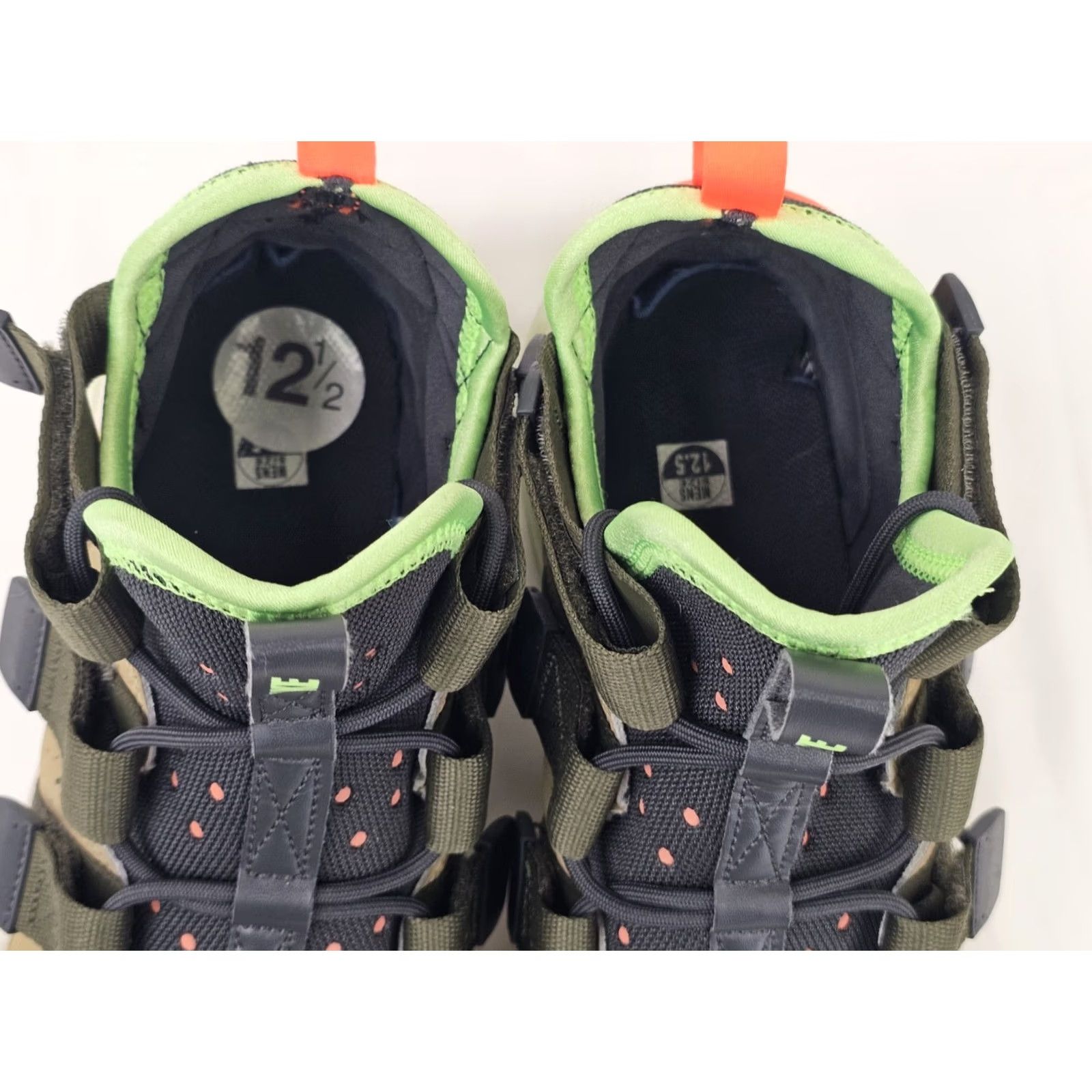 Nike Nike Air Edge 270 Athletic Trainer Shoe Men 12.5 Olive Green Black Mid Top EUC Size US L / EU 52-54 / 3 - 6 Thumbnail