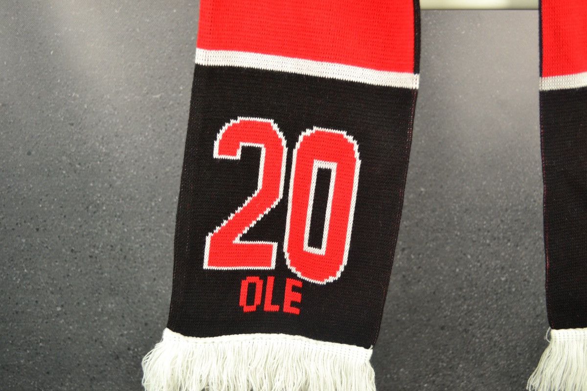 Vintage Manchester United Football Scarf Solskjaer Norway Vintage Size ONE SIZE - 3 Thumbnail