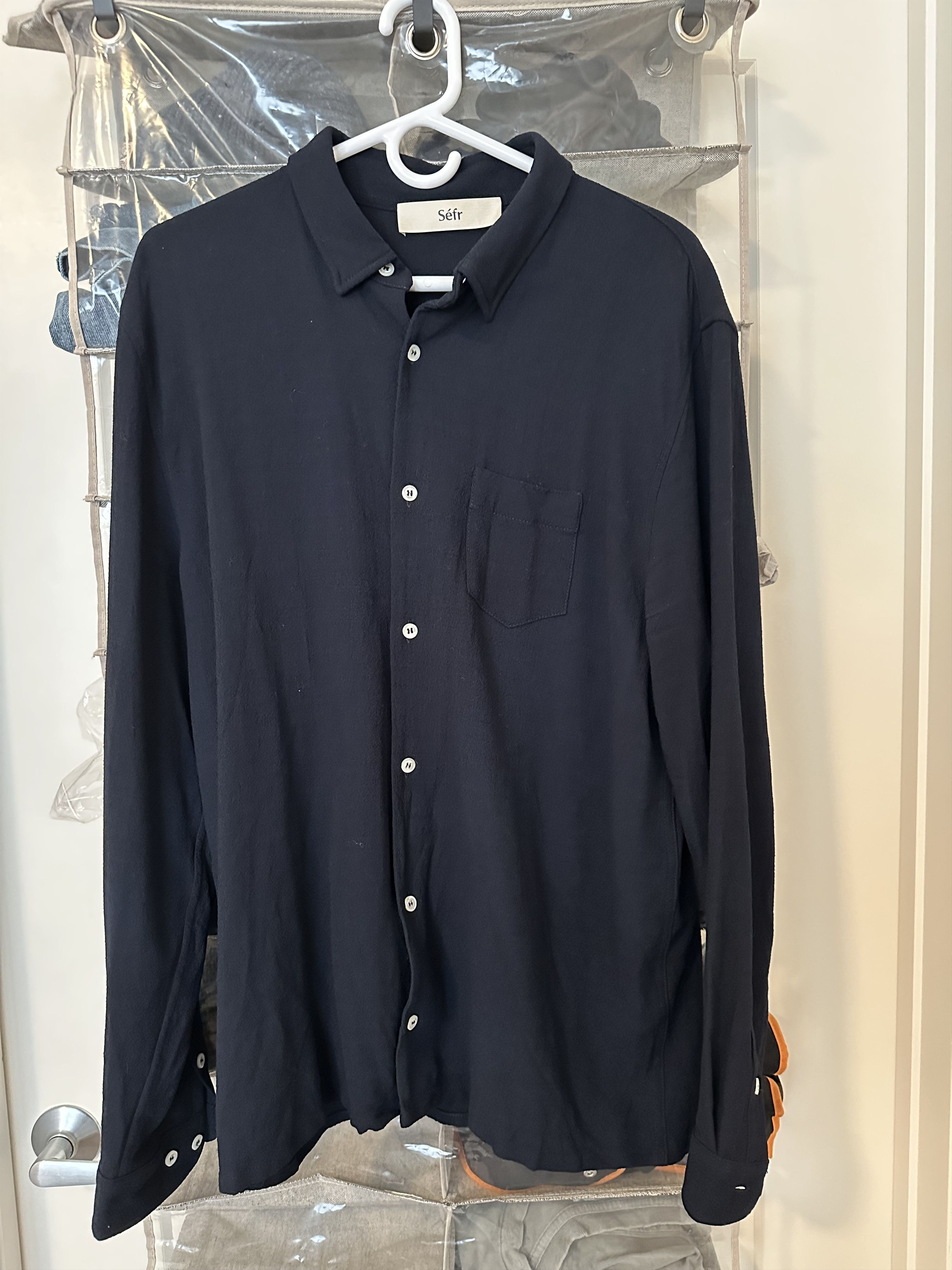 Sefr HAMPUS Shirt ネイビー